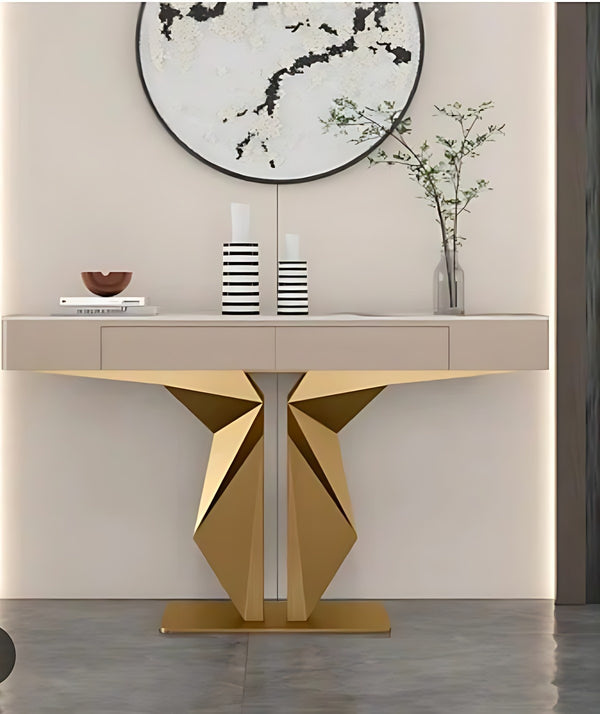 Premium Lobby LED Console Table (SS 302)