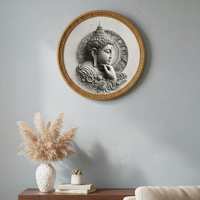 3D Buddha Wall Art for Home & Office Spaces – Spiritual Meditation Décor
