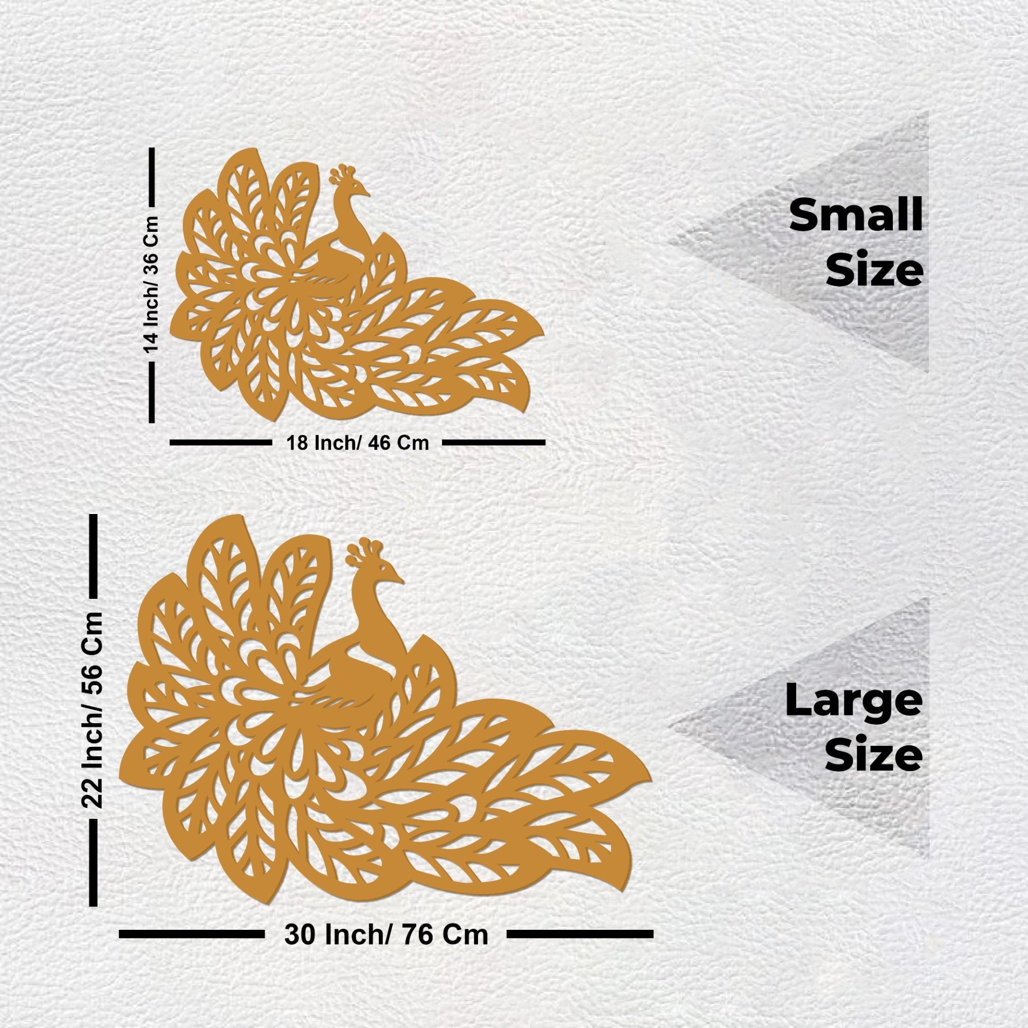 Premium Quality Wooden Wall Hanging of Beautiful Peacock