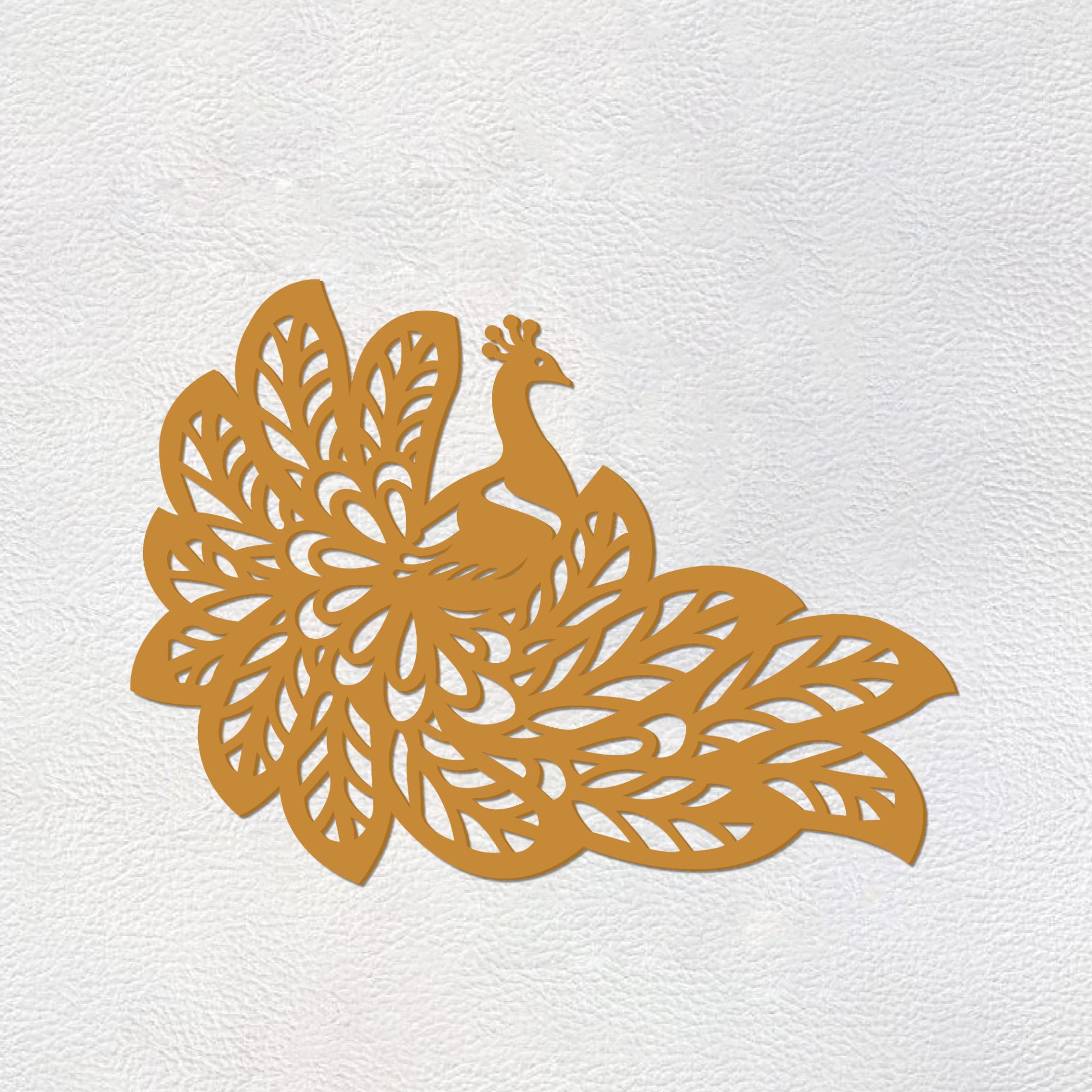 Premium Quality Wooden Wall Hanging of Beautiful Peacock