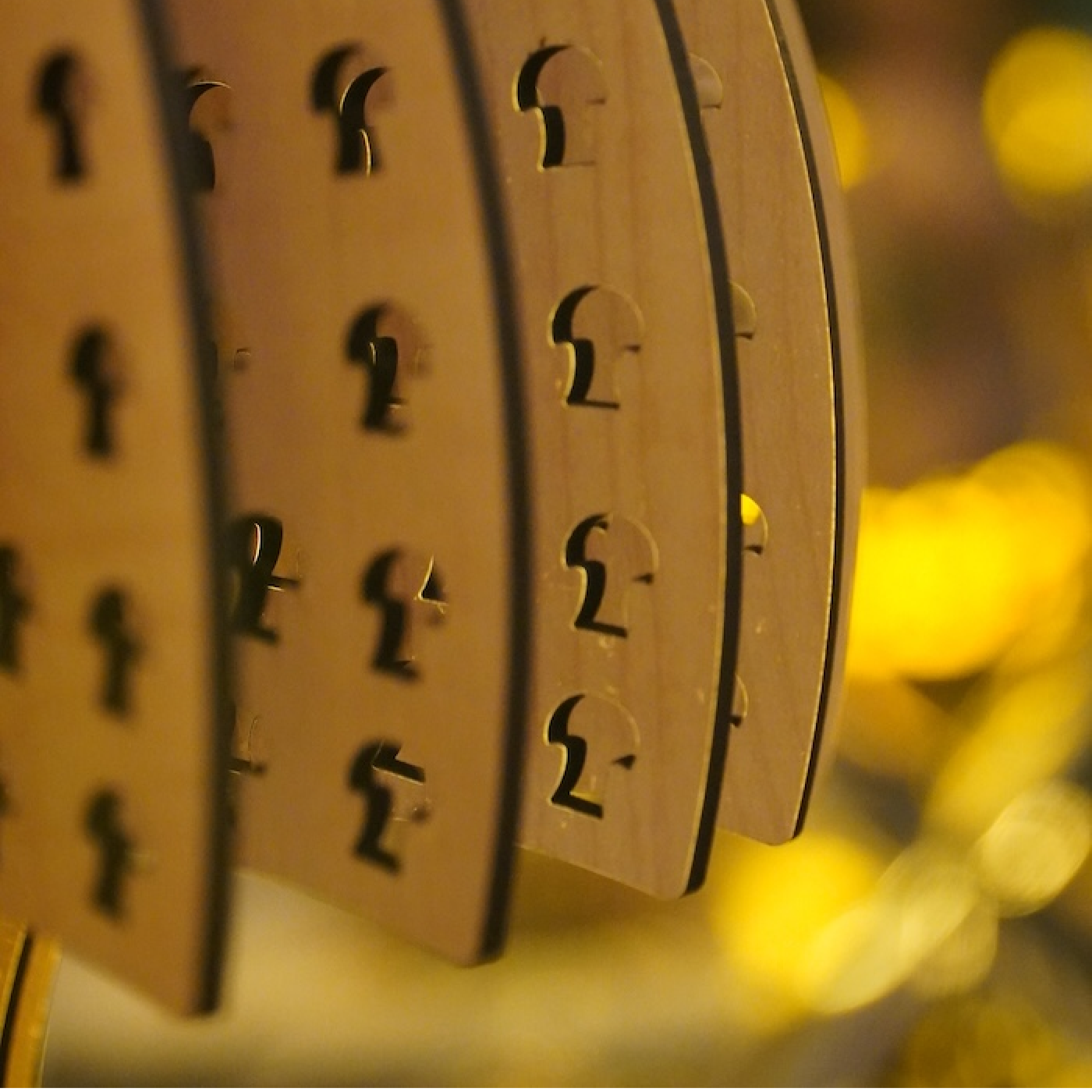 Artistic Cutout Mushroom Table Lamp Ambient Light
