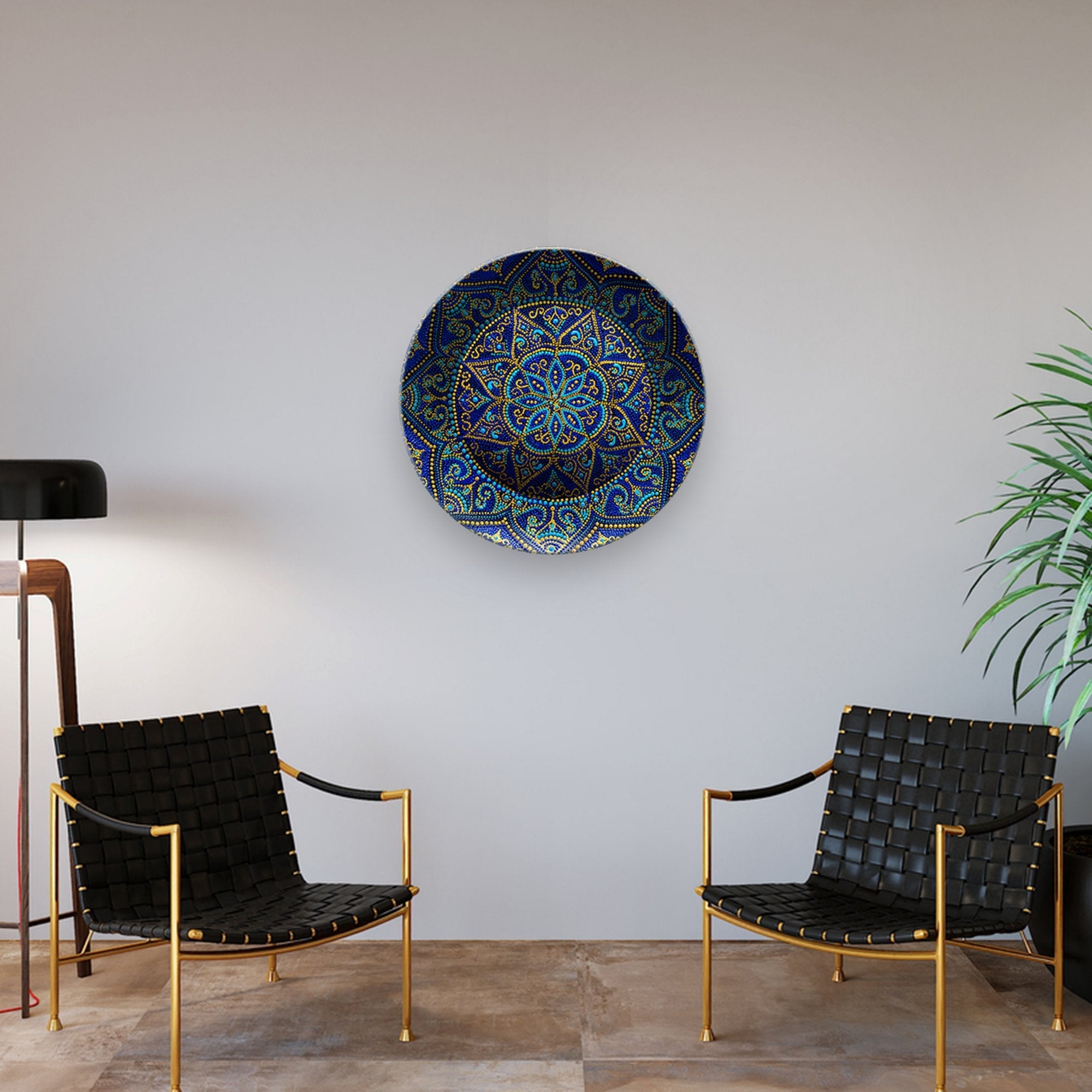 Ceramic Hanging Wall Plate Painting