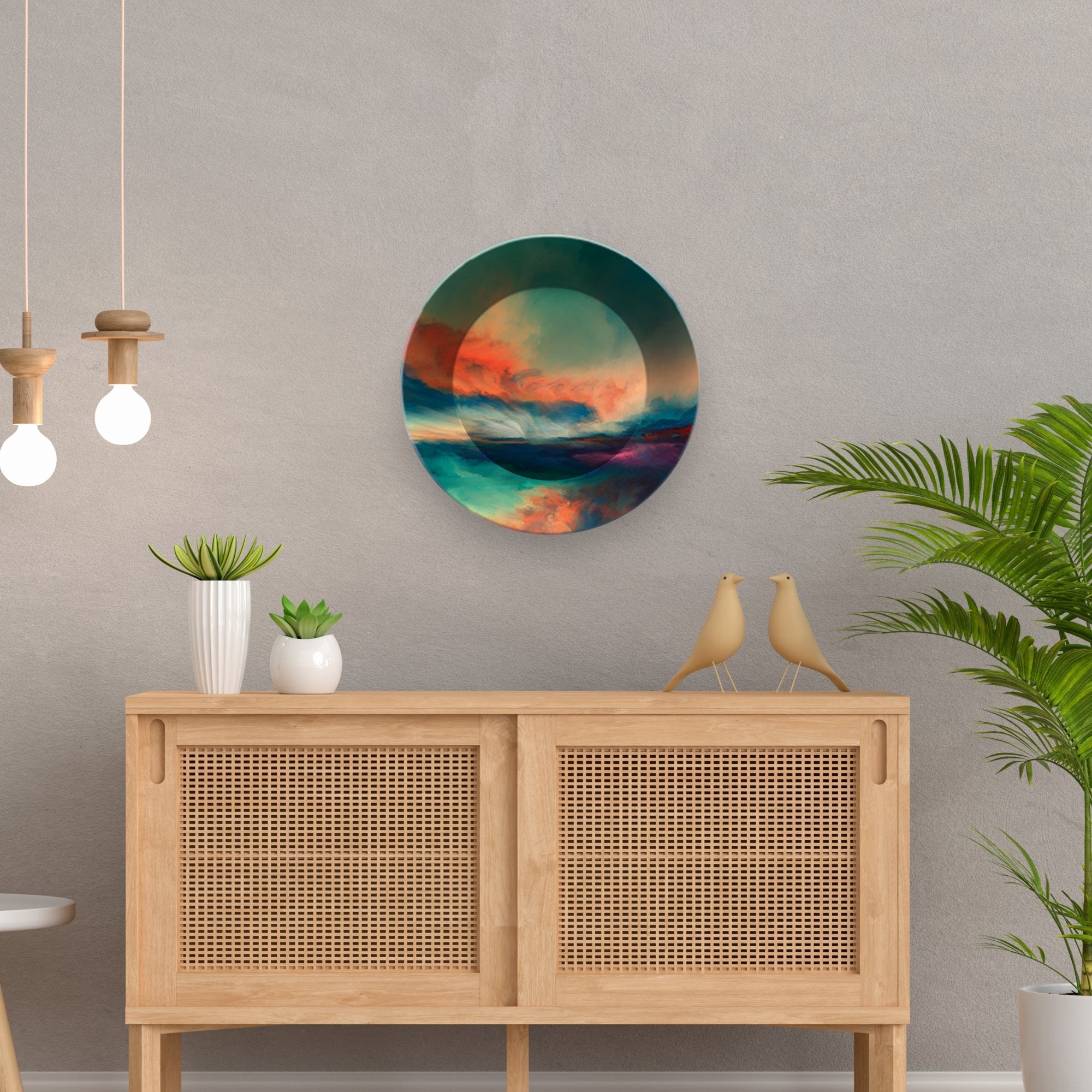Wall Hanging Ceramic Plate