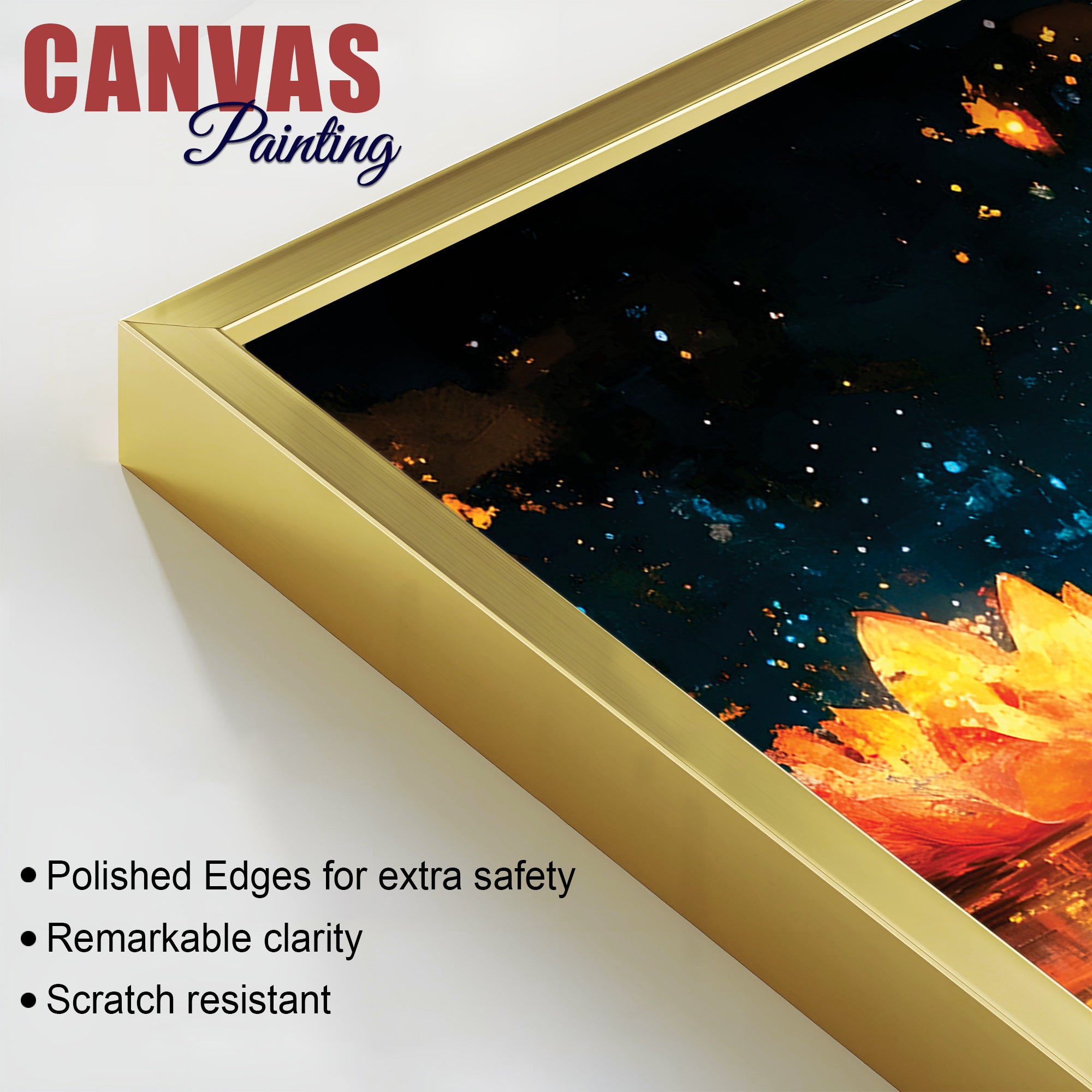 Abstract Buddha Wall Painting – Meditation Room Decor