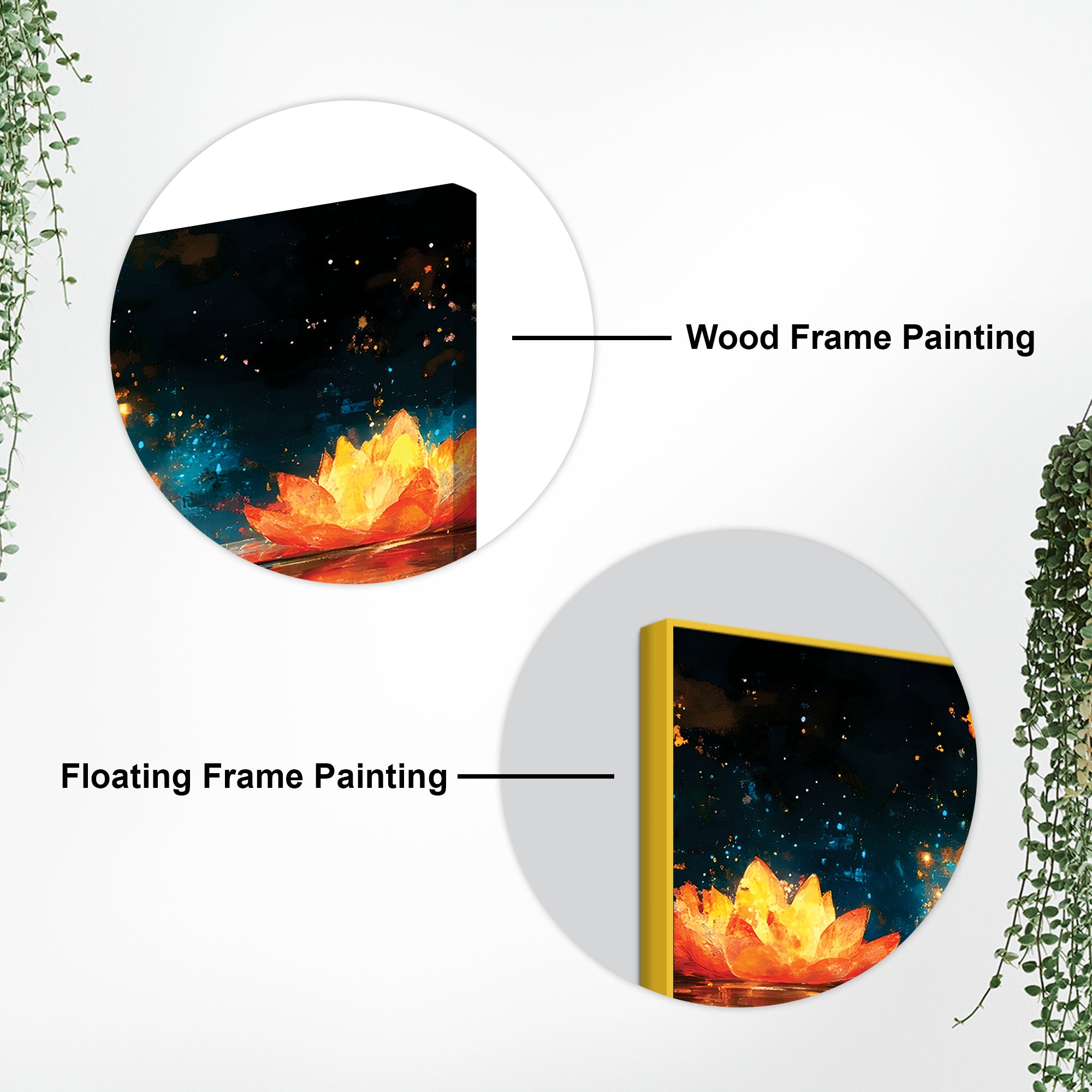 Abstract Buddha Wall Painting – Meditation Room Decor