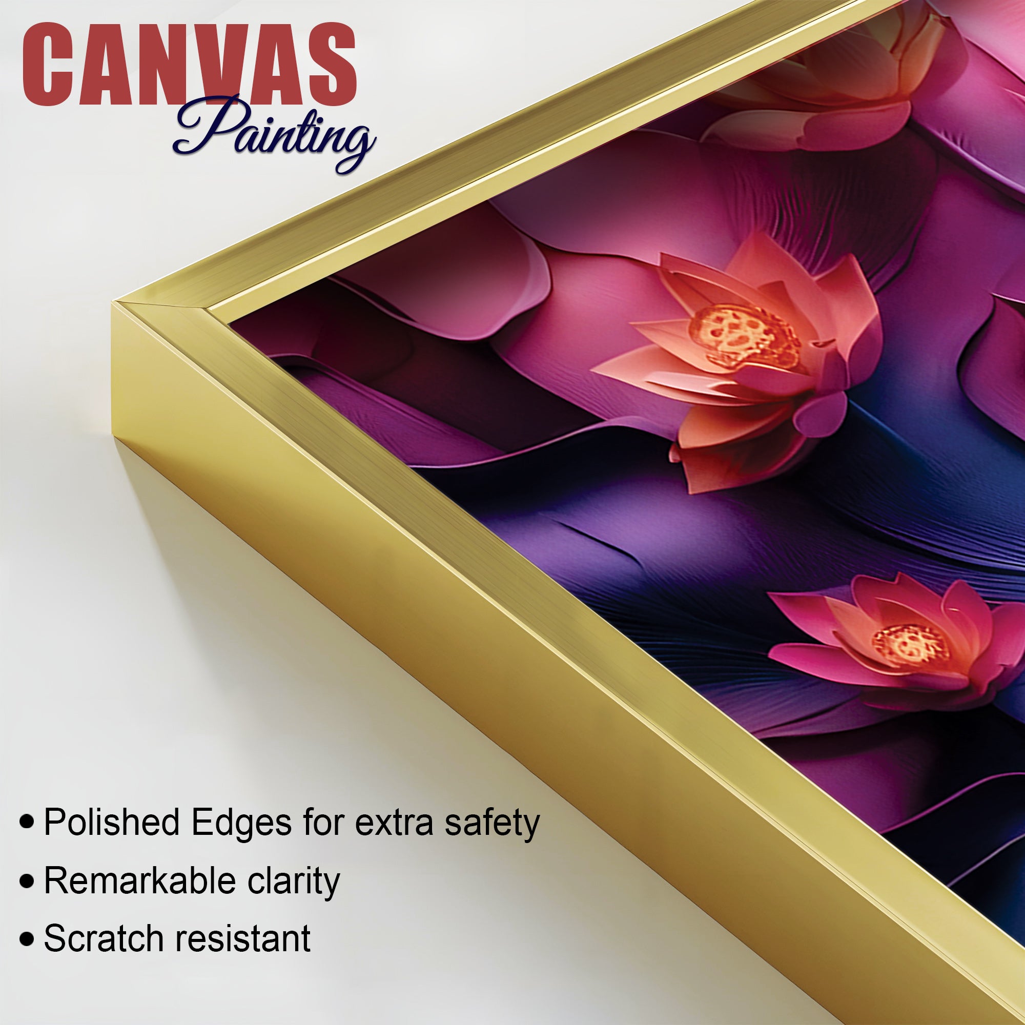 Artistic Buddha Wall Painting for Living Area