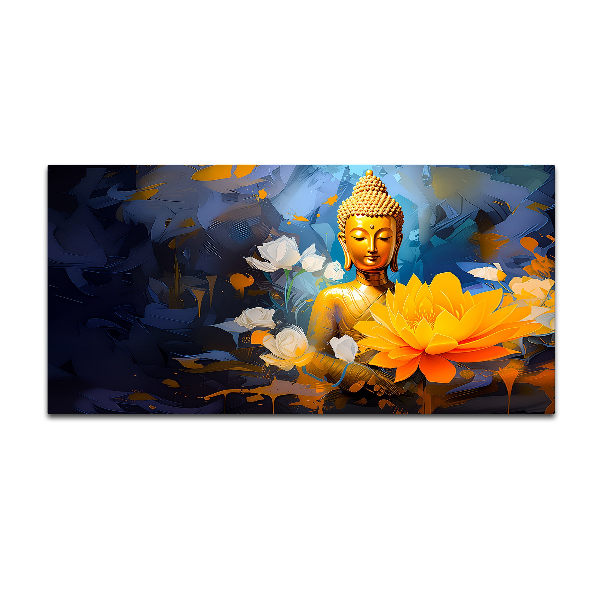 Artistic Buddha Wall Painting for Stylish Décor