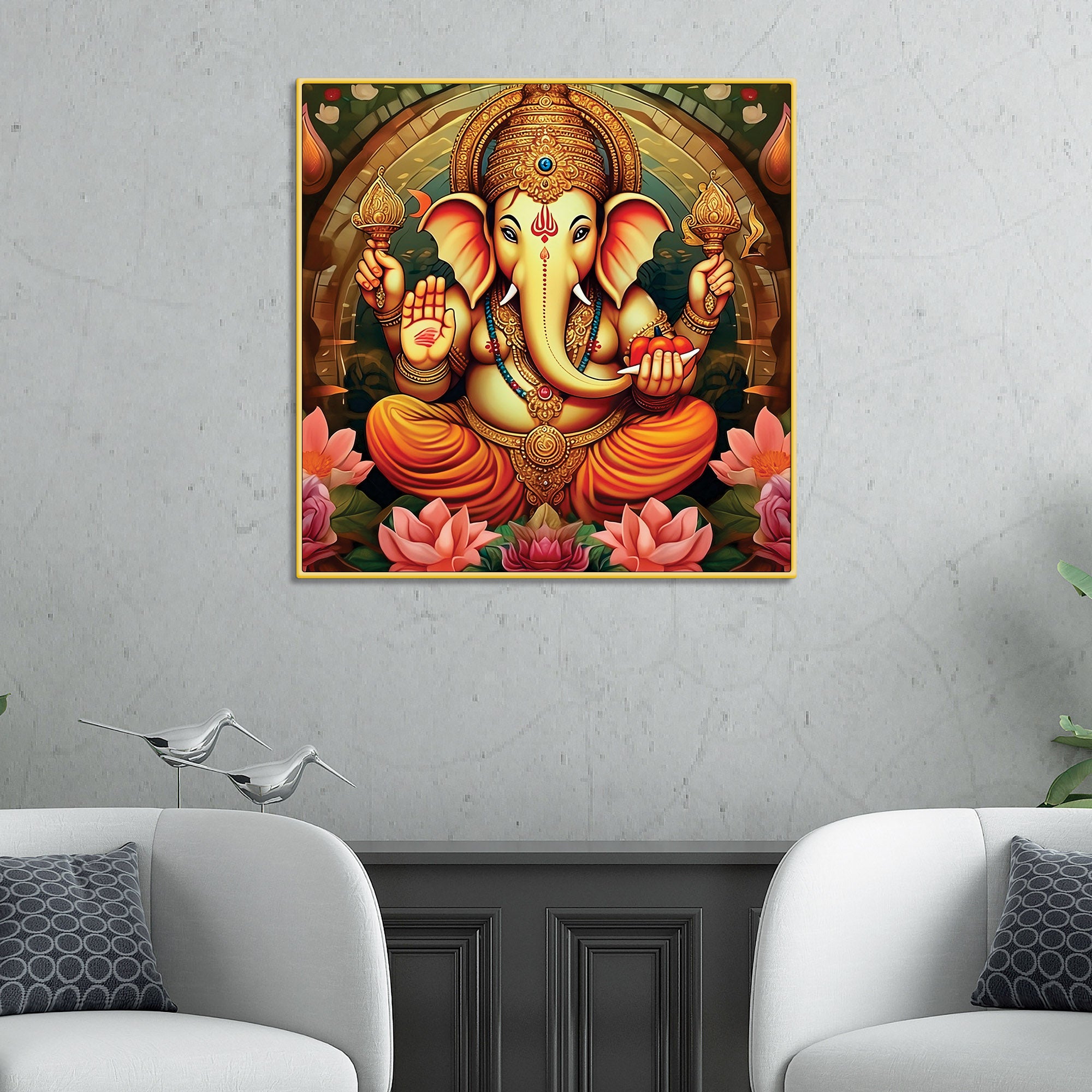 artistic-ganpati-painting-for-office-decor