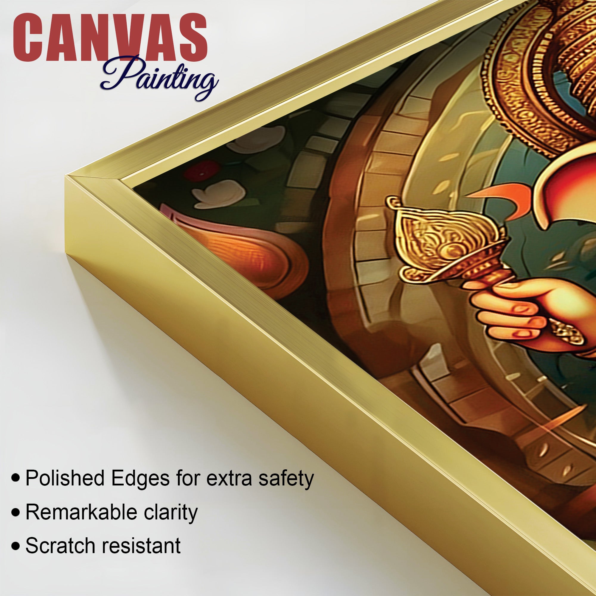 Artistic Ganpati Painting for Office Decor