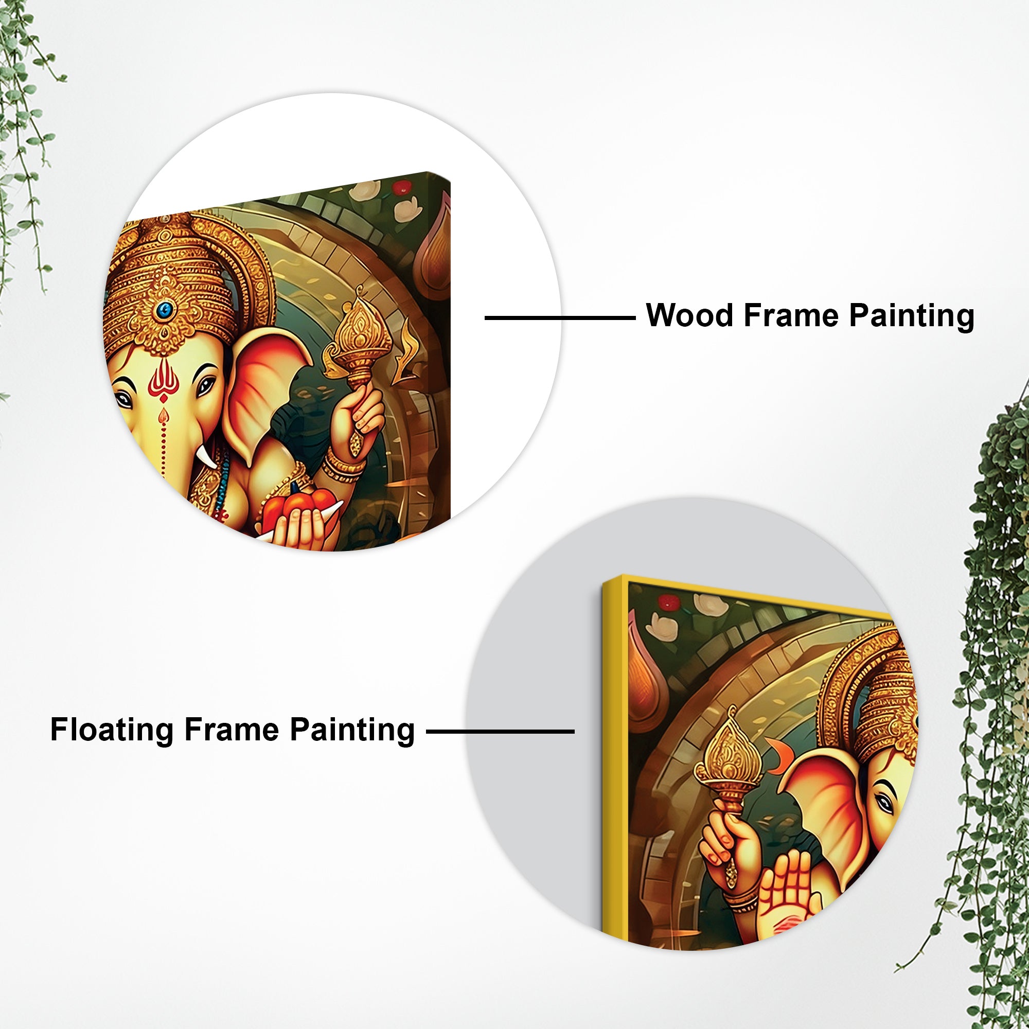 Artistic Ganpati Painting for Office Decor