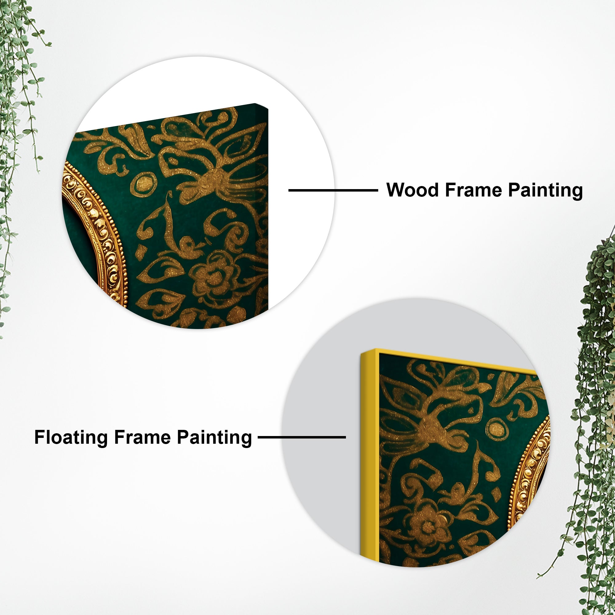 Artistic Lord Shri Ganesha Modern Portrait Canvas Wall Painting for Home & Office Decor – Modern Devotional Wall Art