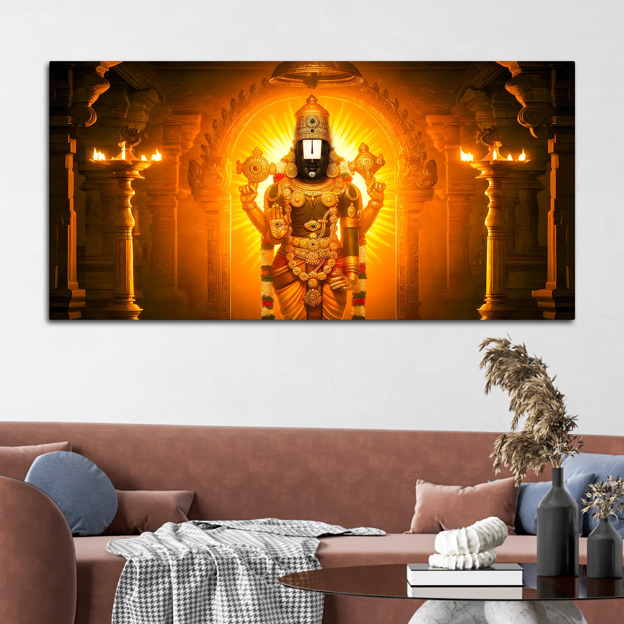Balaji Spiritual Canvas Painting for Home Décor