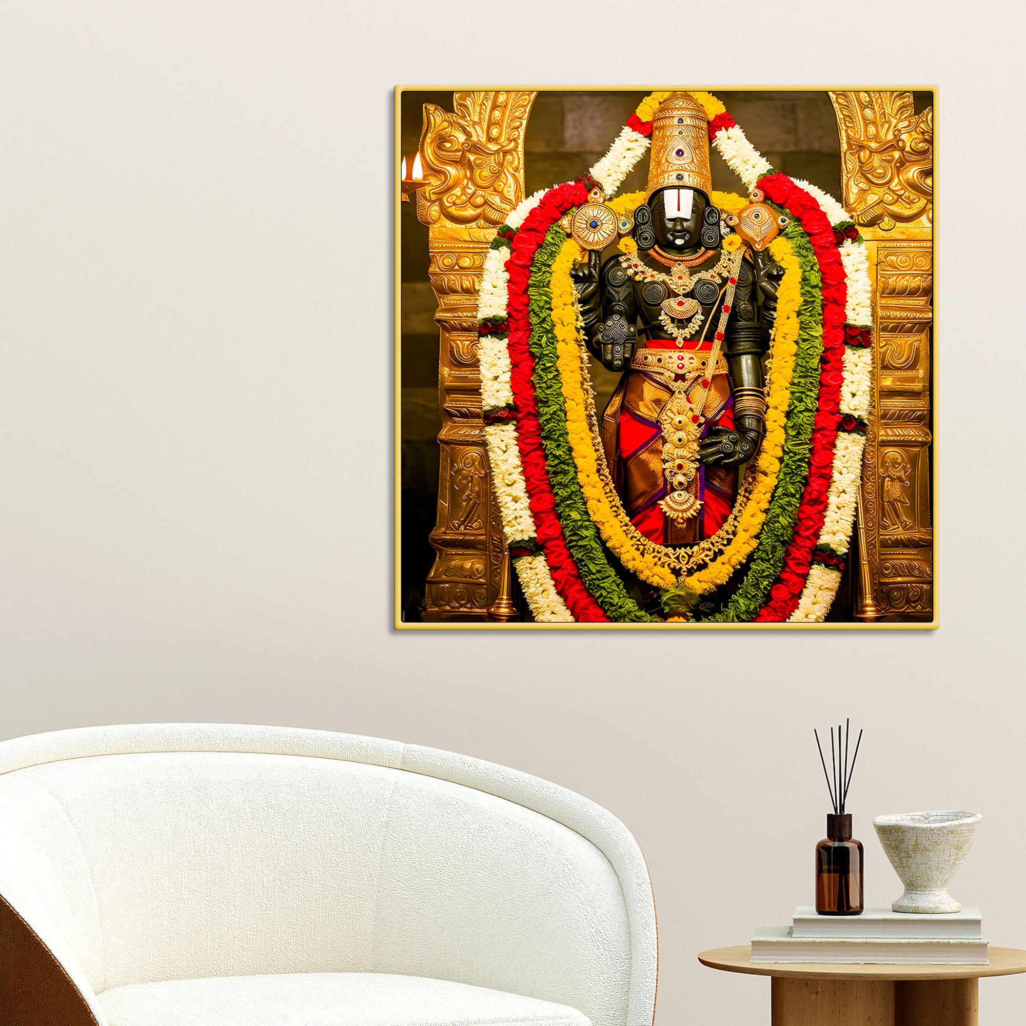 Balaji Wall Painting for Living Room, Pooja & Office