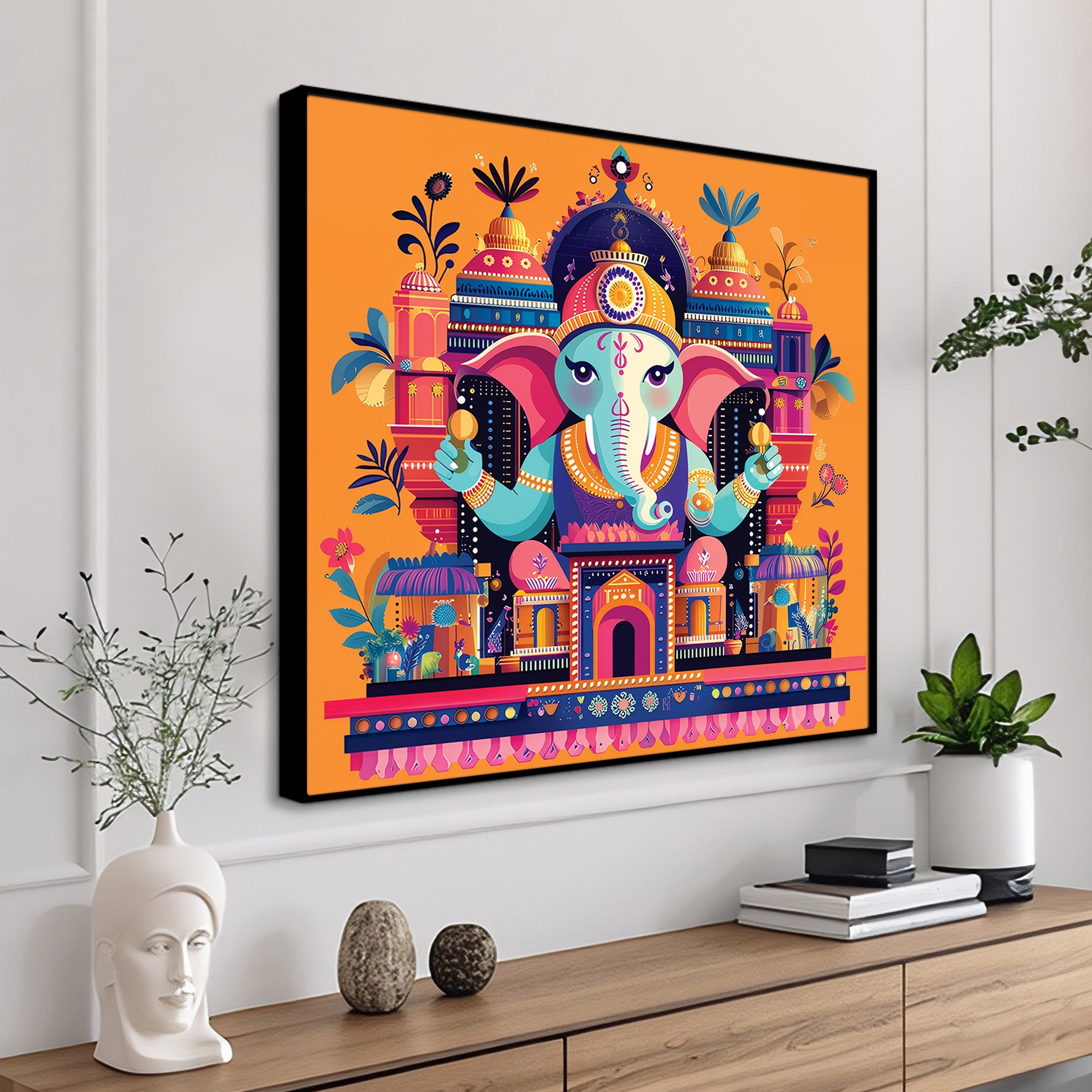 Bappa Ji Wall Painting for Living Room & Home Decor