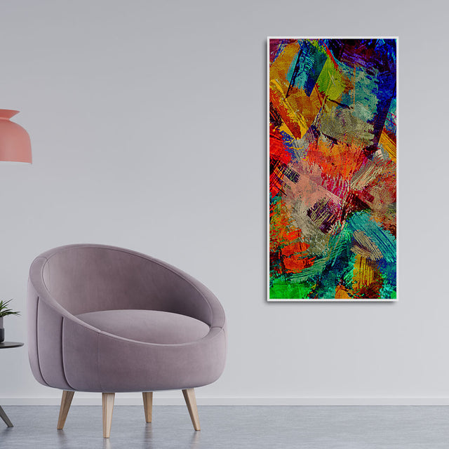 Beautiful Abstract Colorful Textured art Canvas Wall Painting