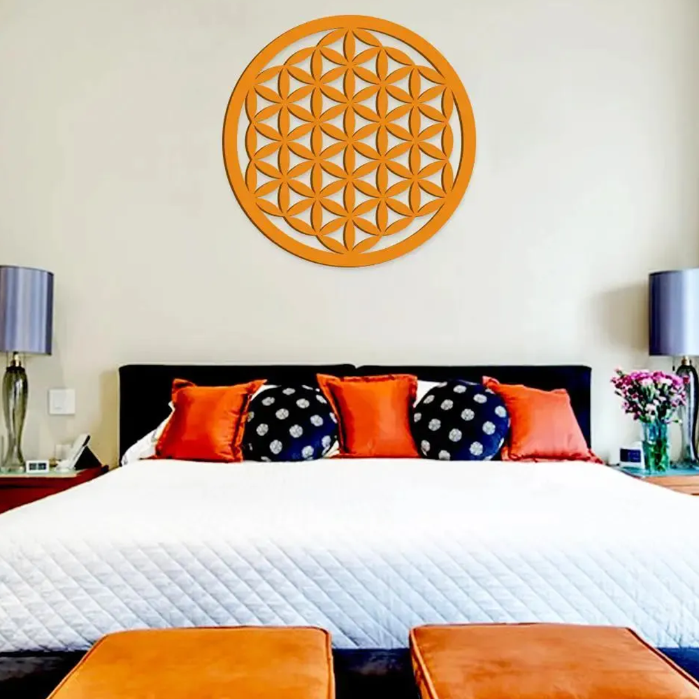 Beautiful Abstract Design Circle Wall Metal Art Decor