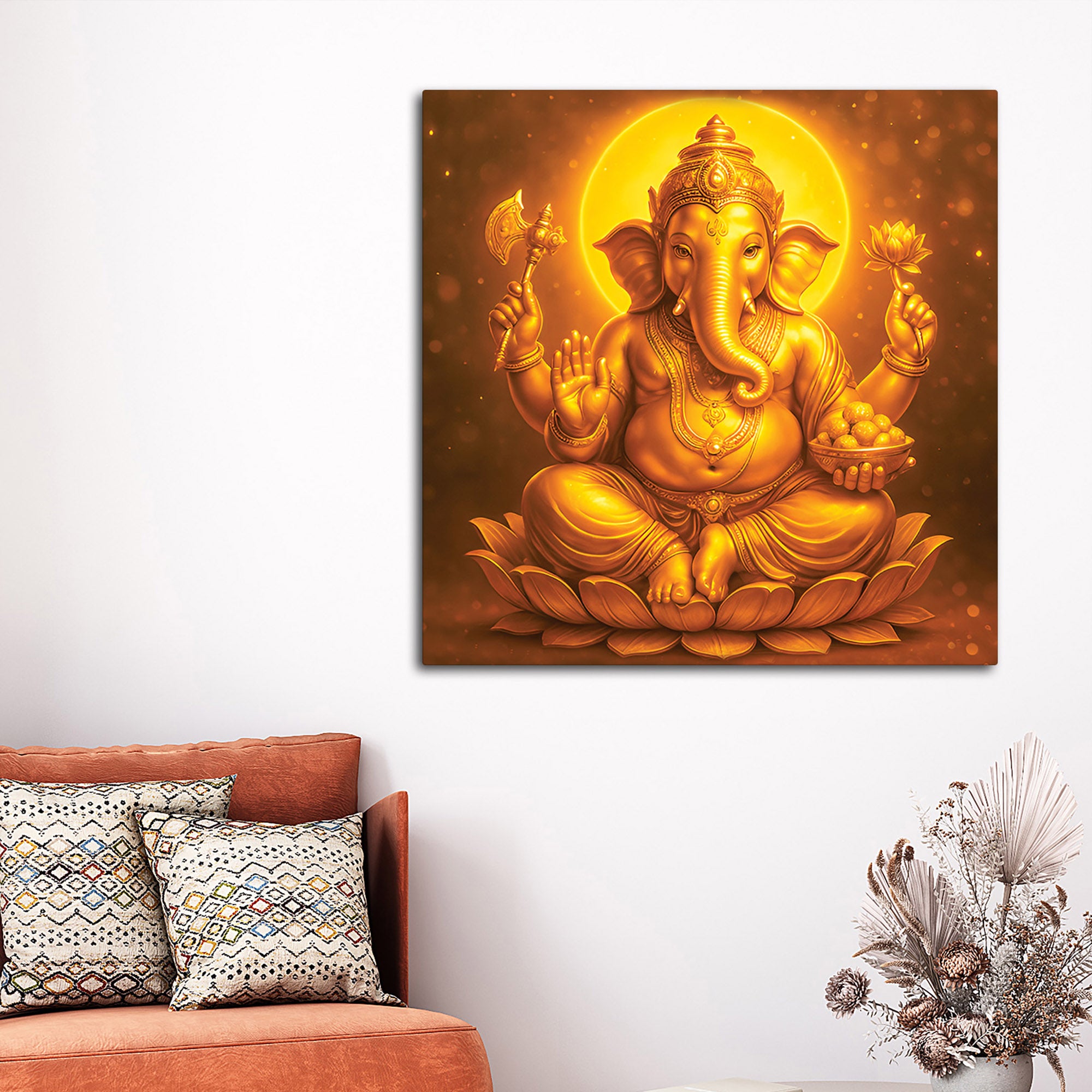 Beautiful Ganesh Ji Art Painting