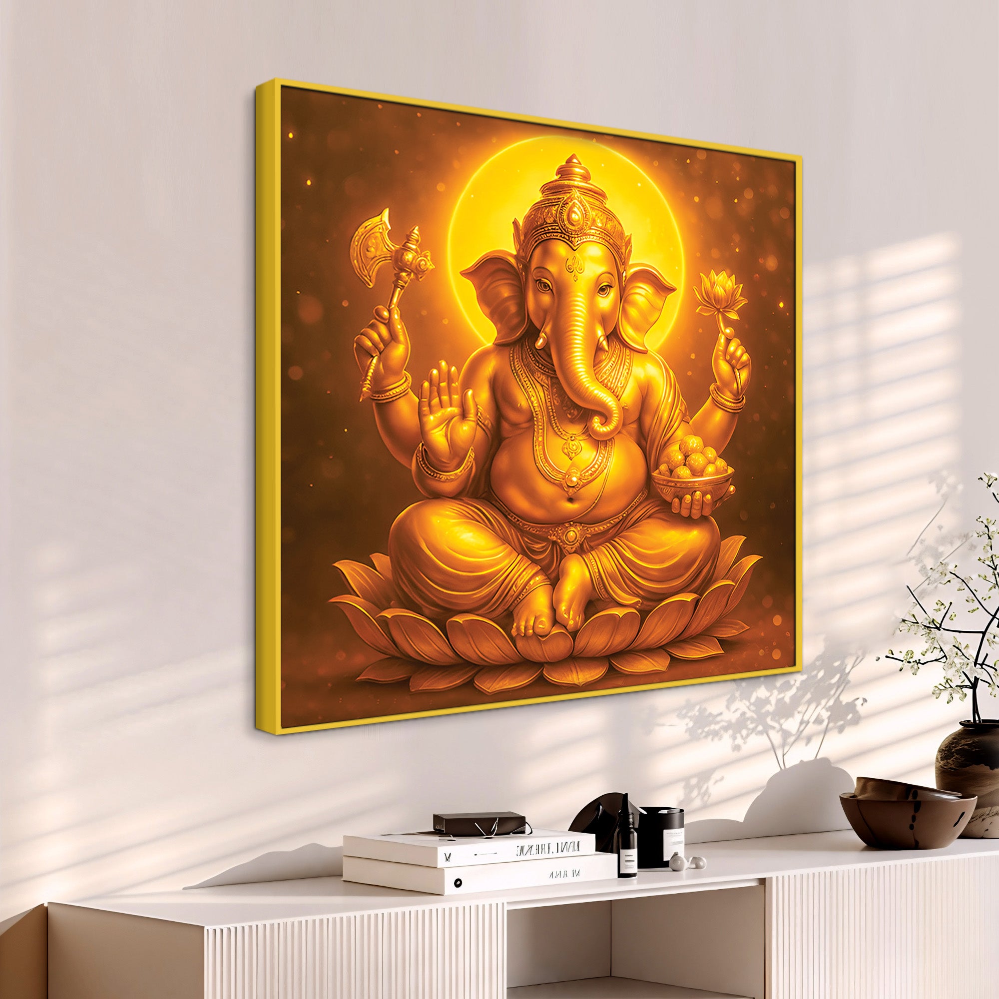 Beautiful Ganesh Ji Art Painting