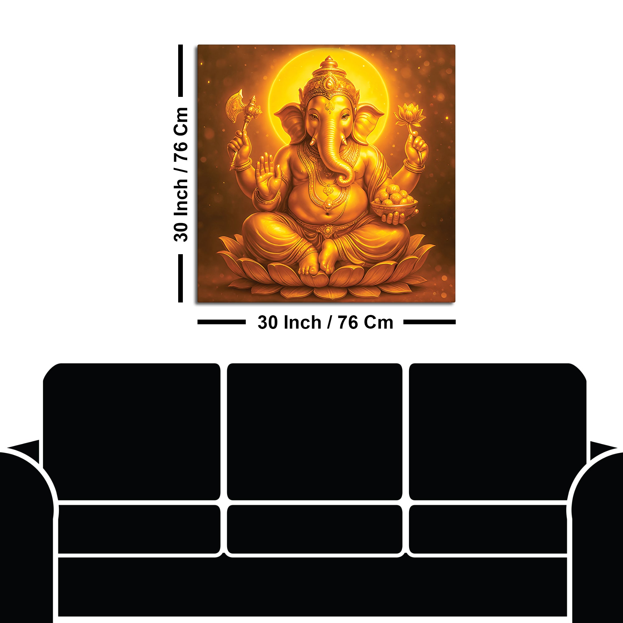 Beautiful Ganesh Ji Art Painting