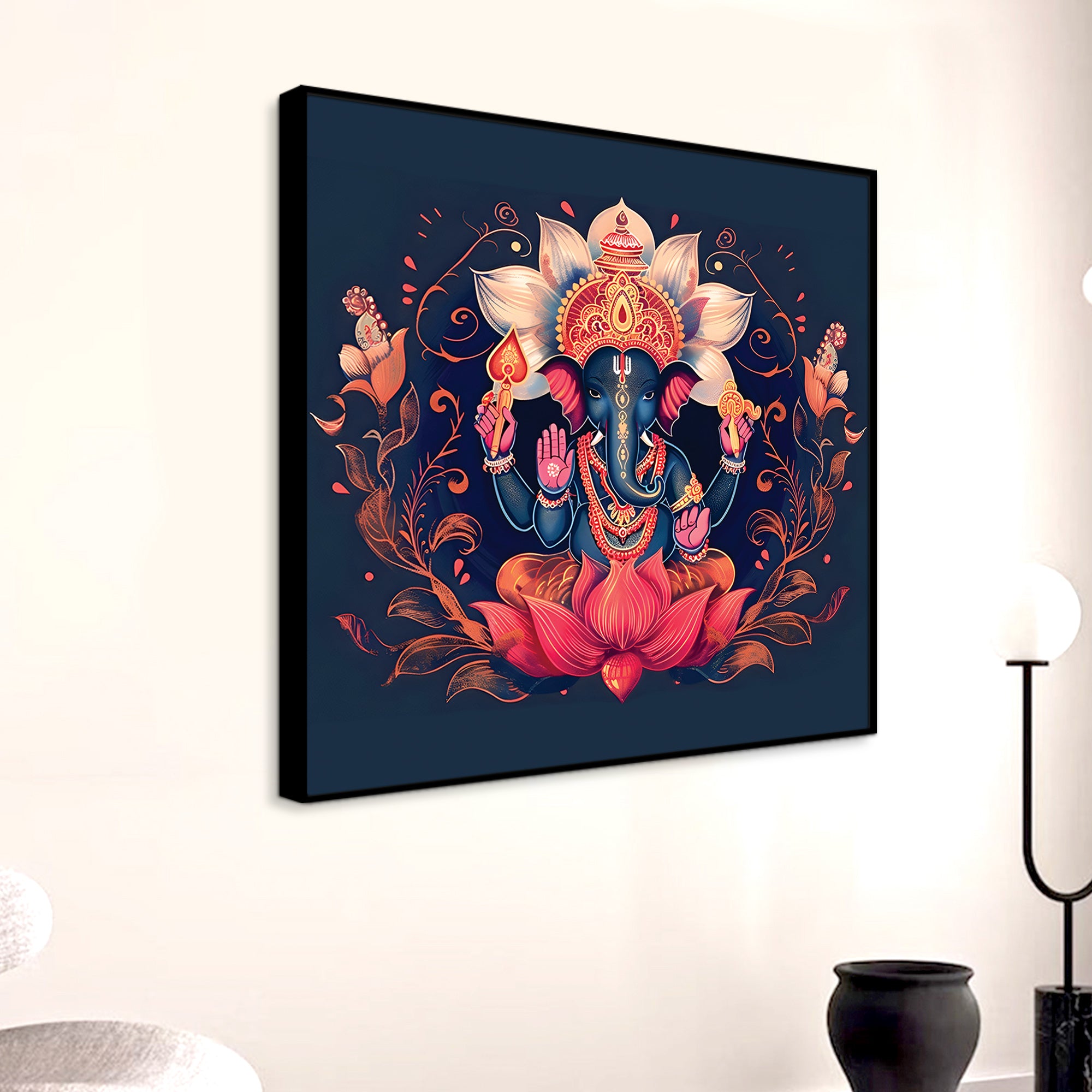 Beautiful Ganpati Art Painting