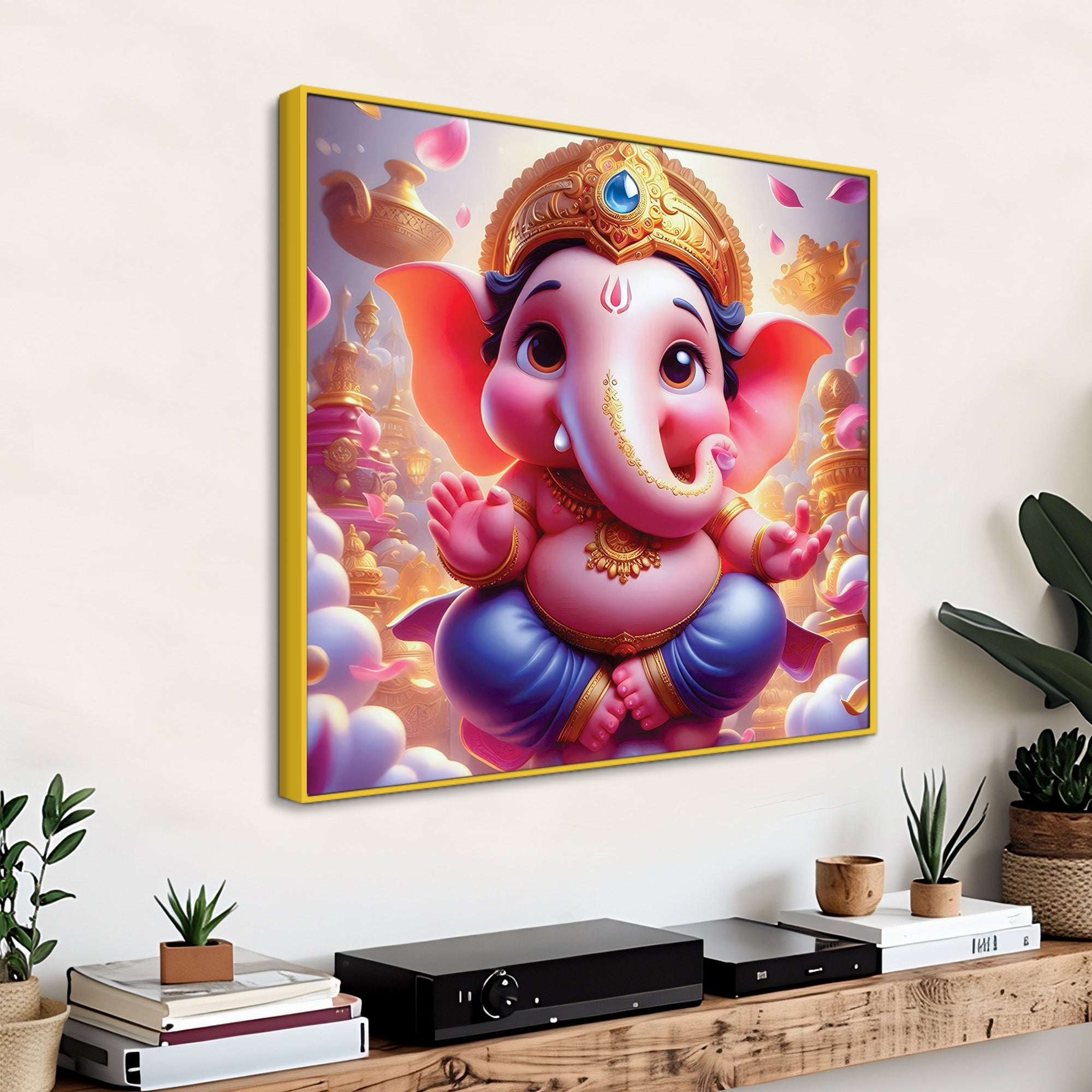 Beautiful Ganpati Bappa Painting