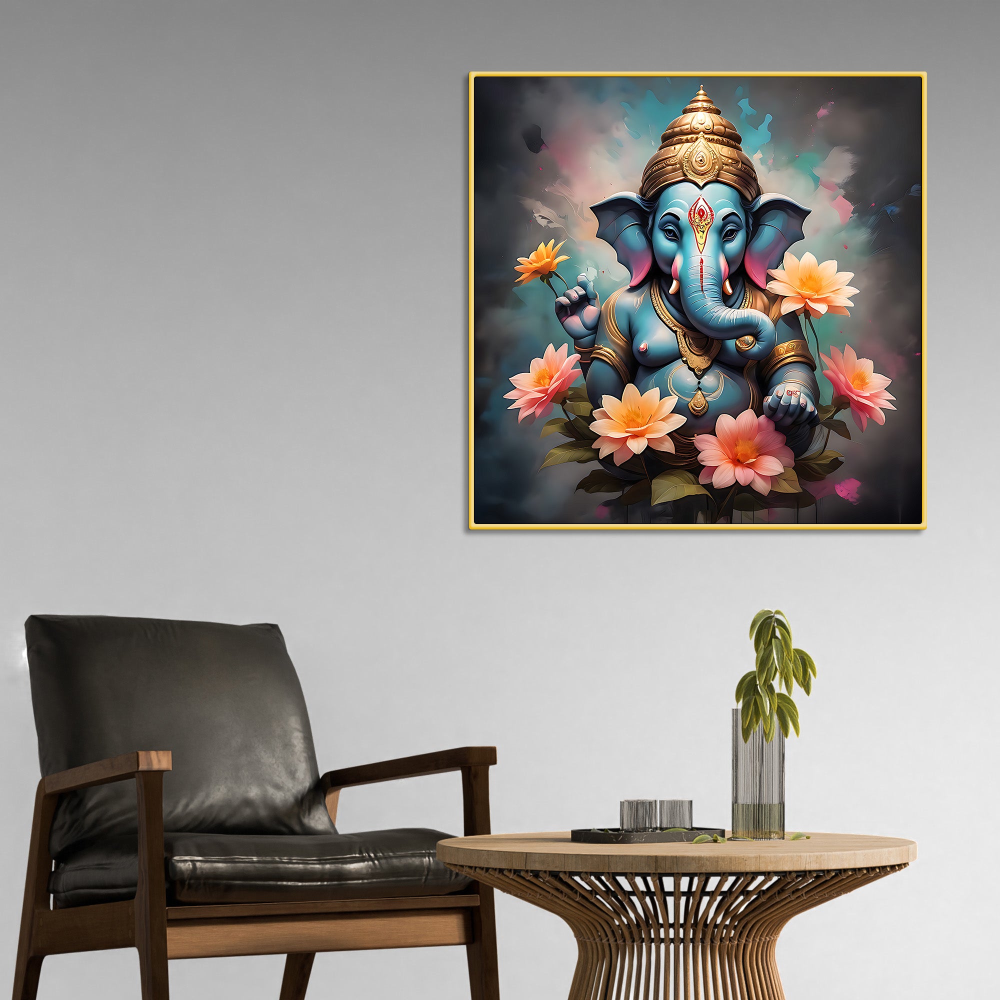 beautiful-ganpati-bappa-wall-art-painting