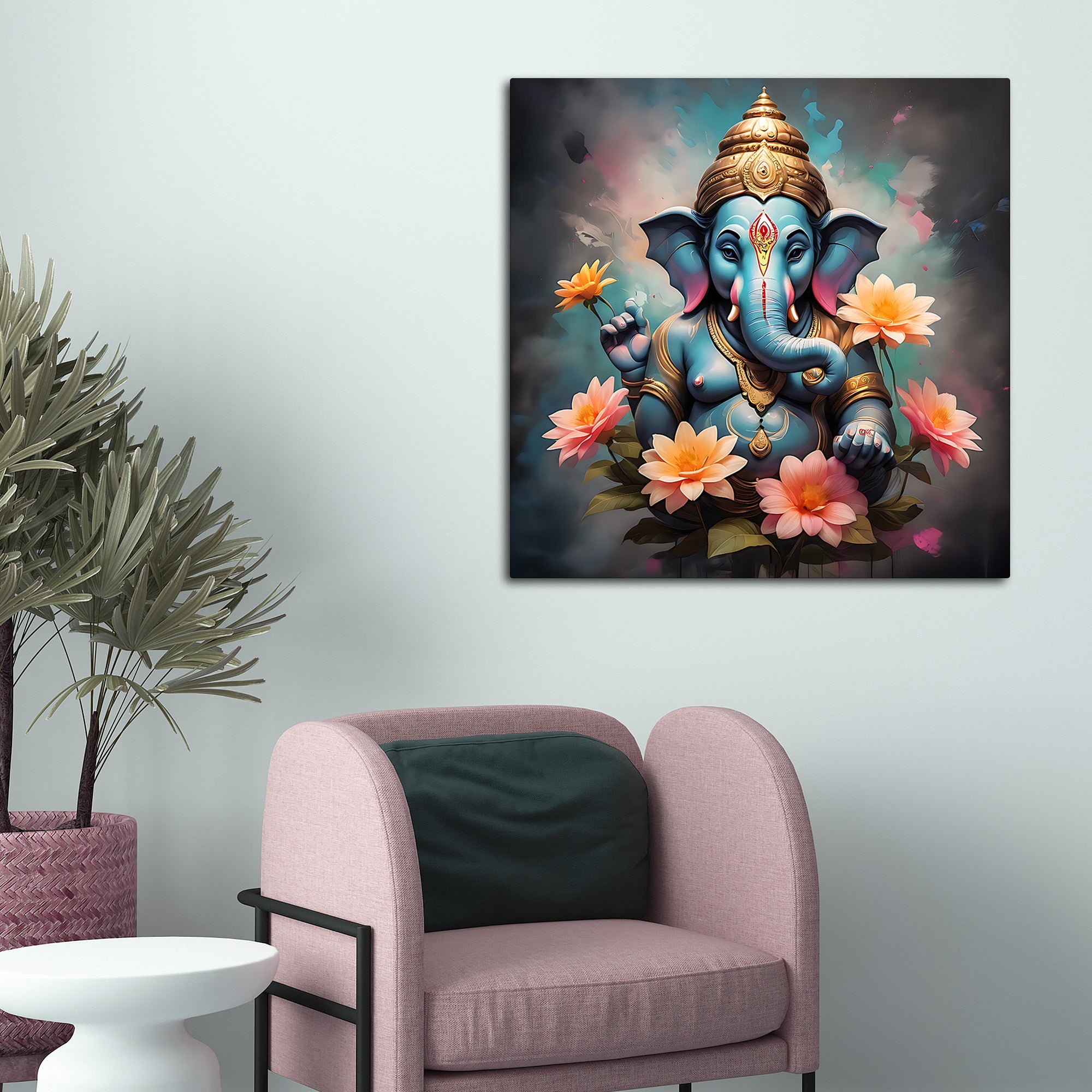 Beautiful Ganpati Bappa Wall Art Painting