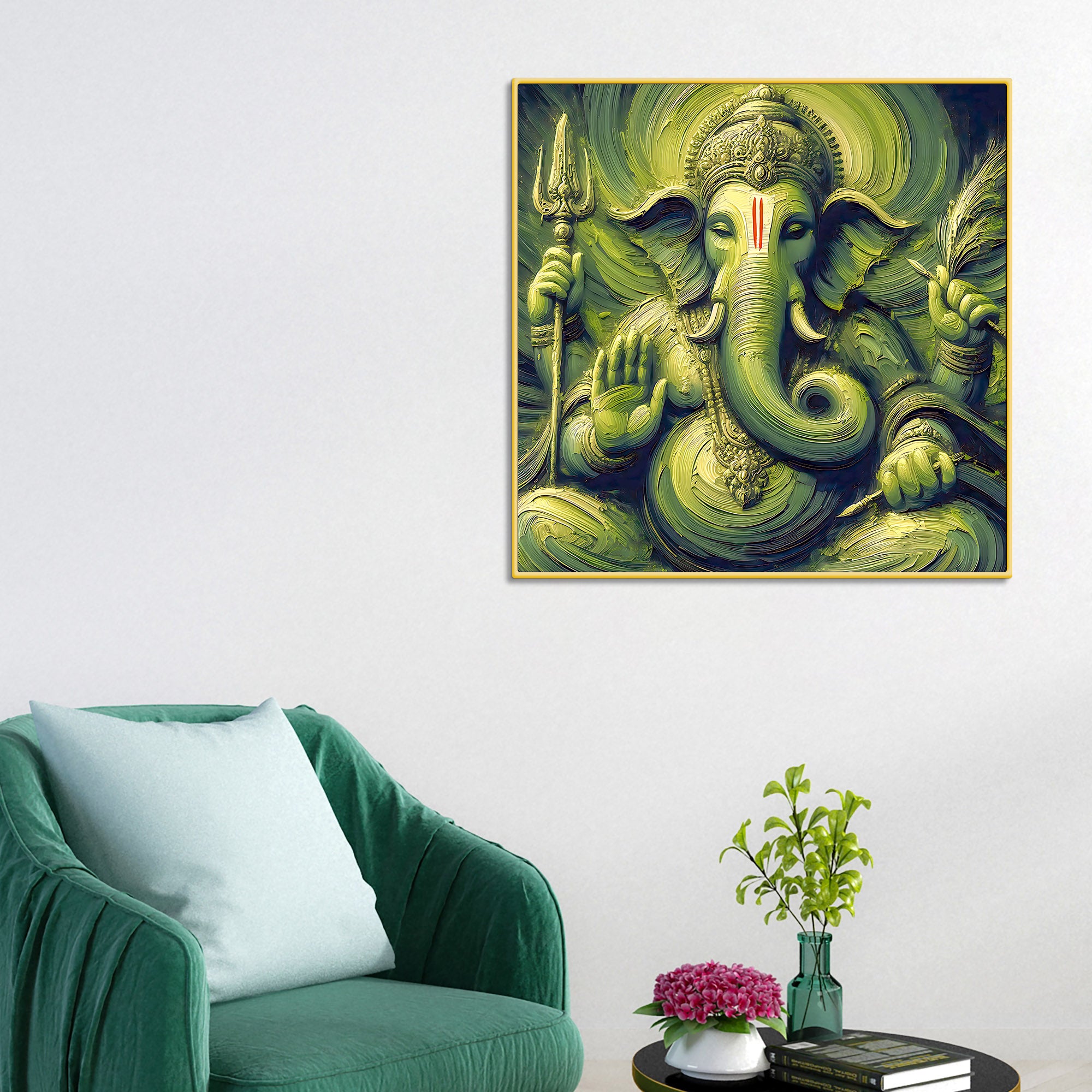 beautiful-ganpati-bappa-wall-painting