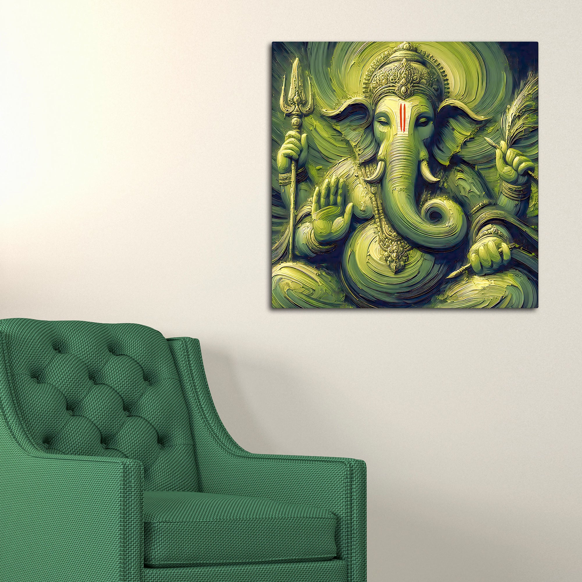 Beautiful Ganpati Bappa Wall Painting
