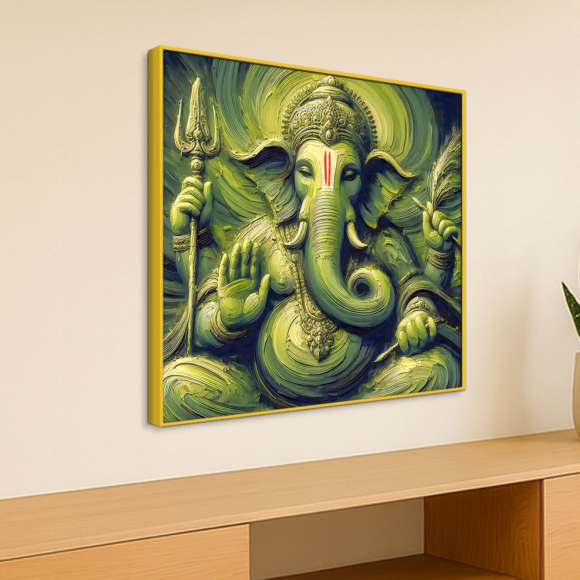 Beautiful Ganpati Bappa Wall Painting