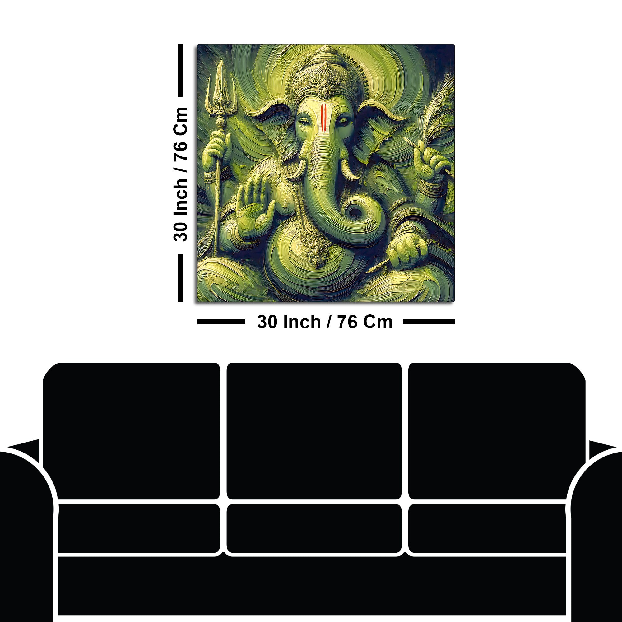 Beautiful Ganpati Bappa Wall Painting