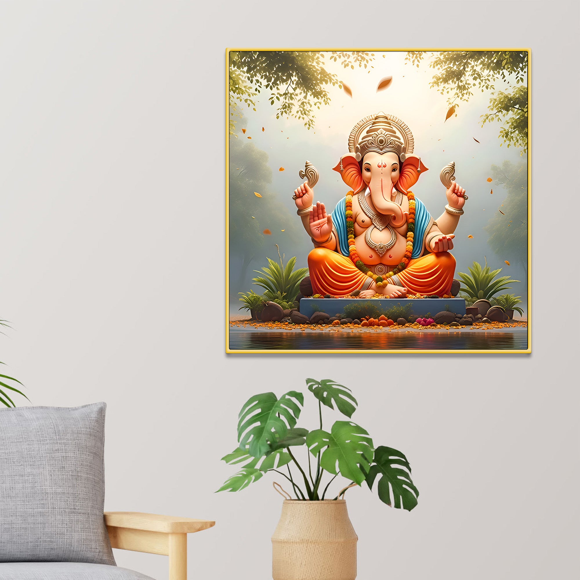 beautiful-ganpati-wall-art-painting