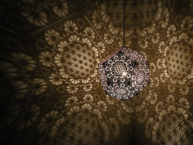 Beautiful Laser-Cut Ceiling Light