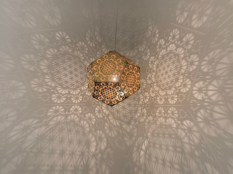 Beautiful Laser-Cut Ceiling Light