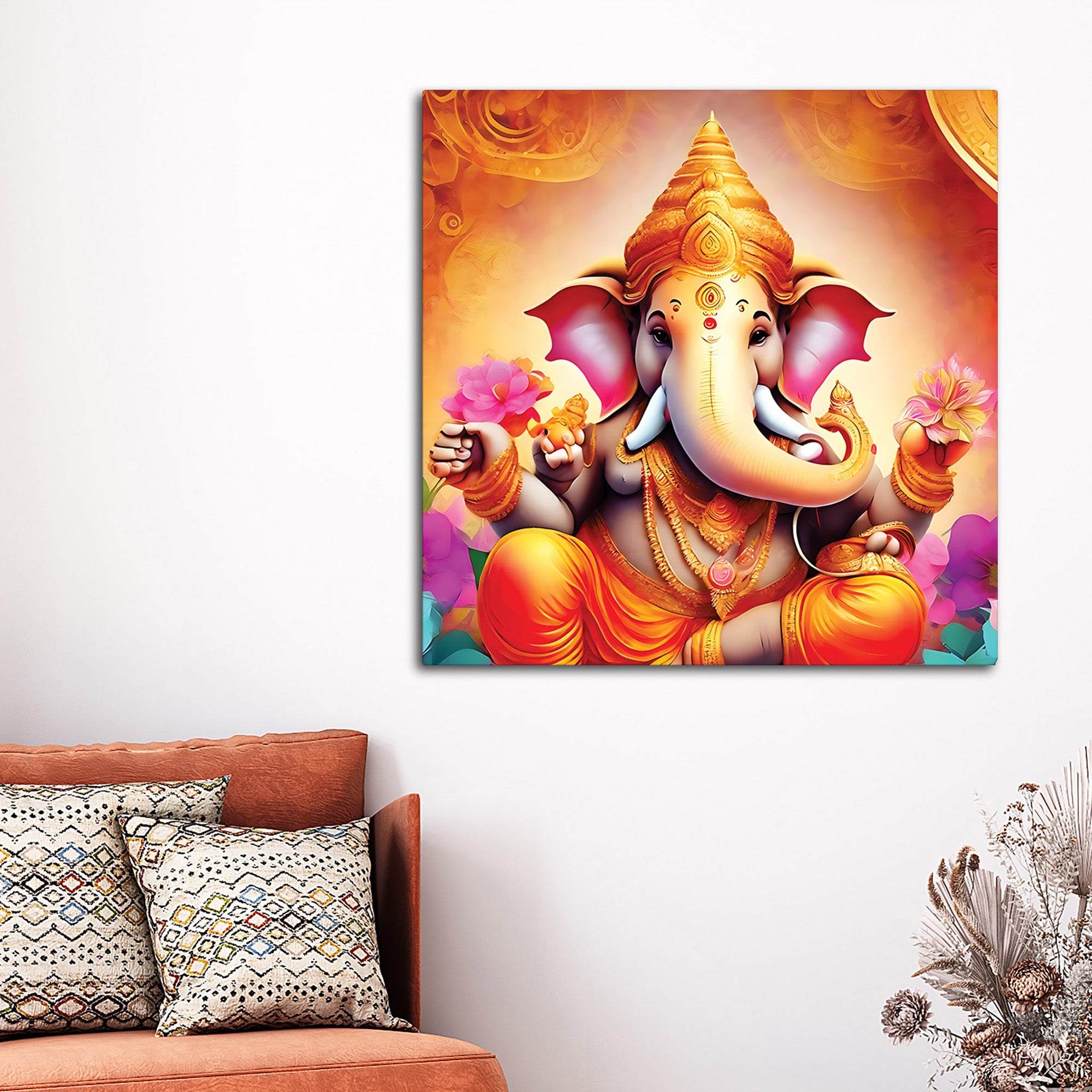 Beautiful Lord Ganesha Art Painting