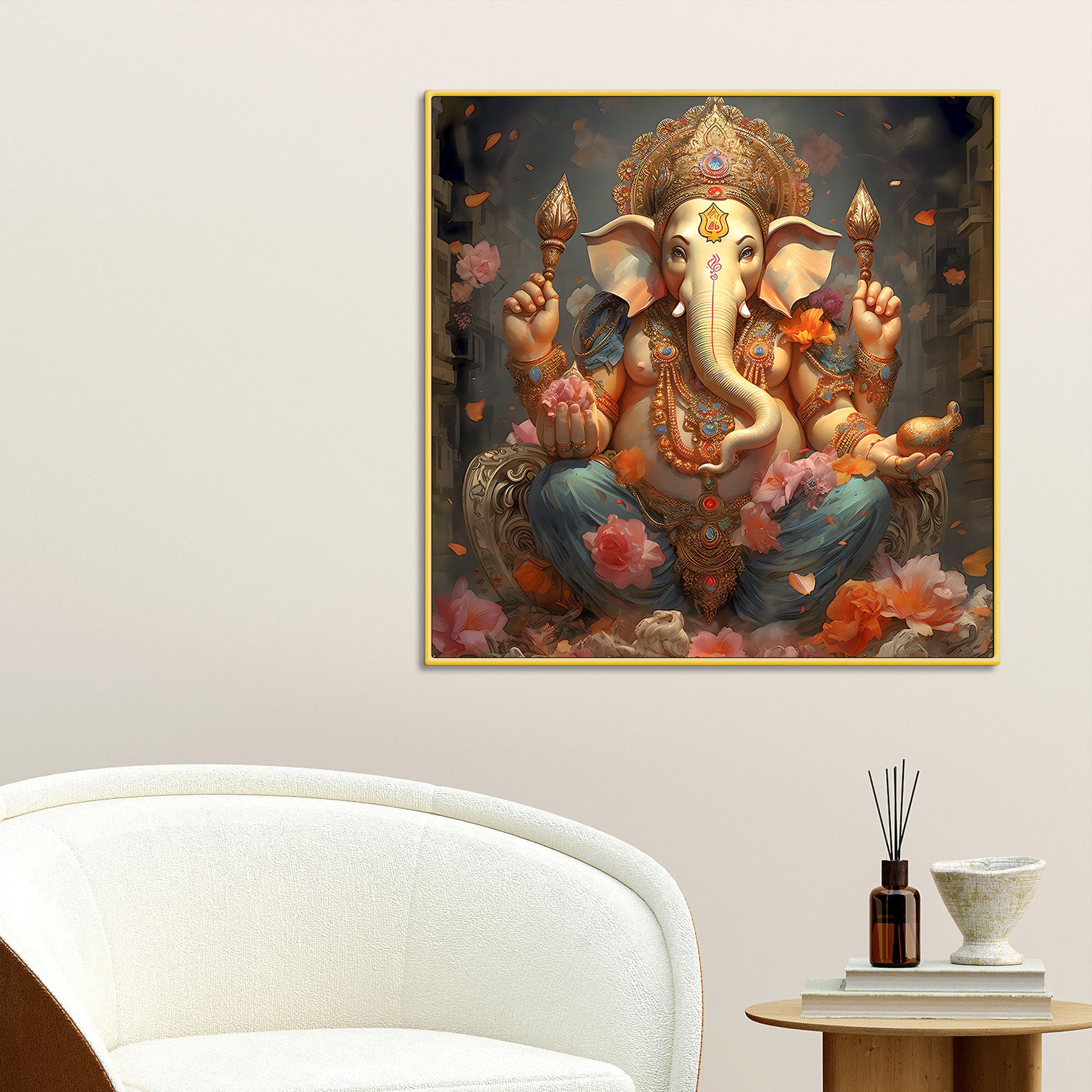 Beautiful Lord Ganesha Painting for Modern Homes