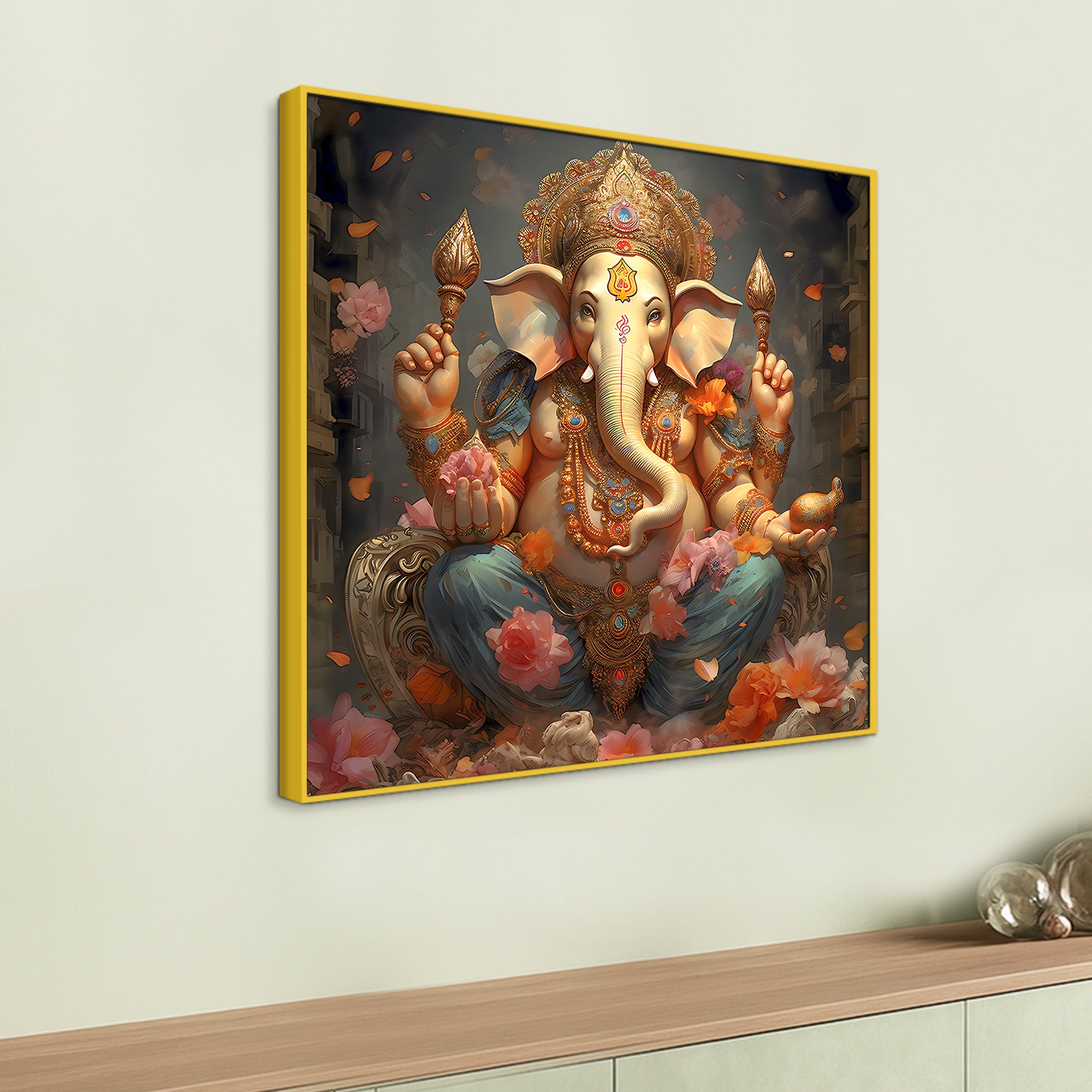 Beautiful Lord Ganesha Painting for Modern Homes
