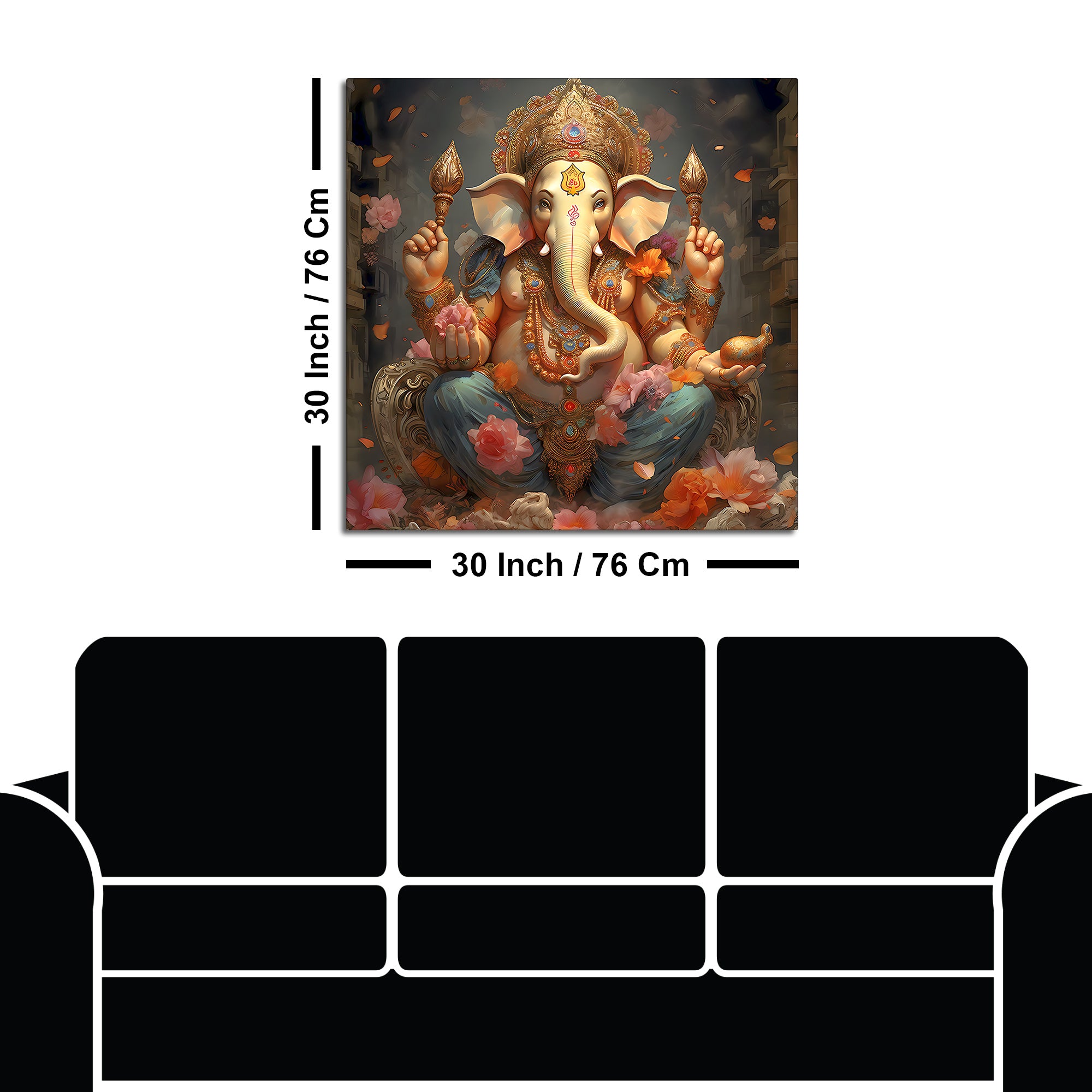 Beautiful Lord Ganesha Painting for Modern Homes