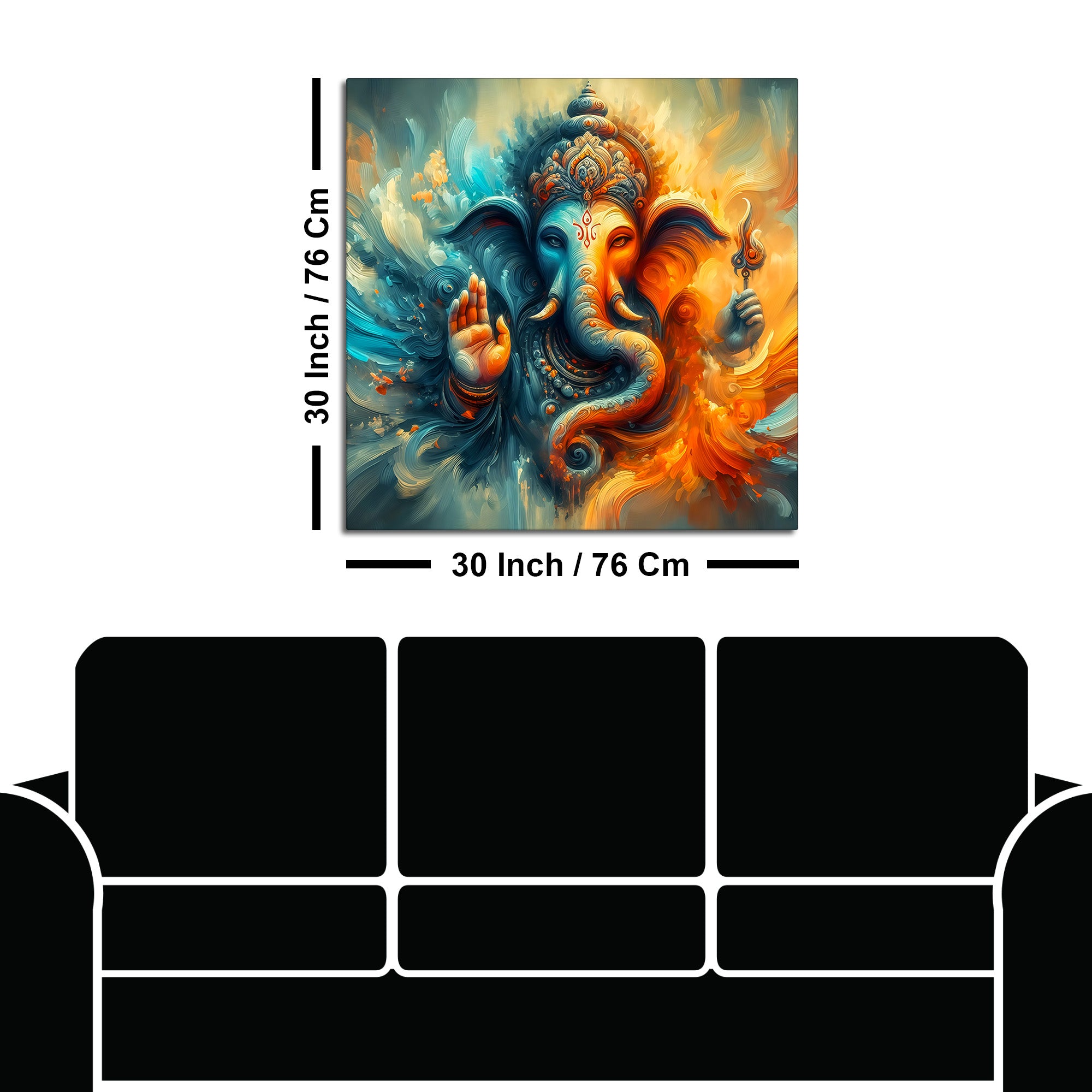 Beautiful Lord Ganpati Painting