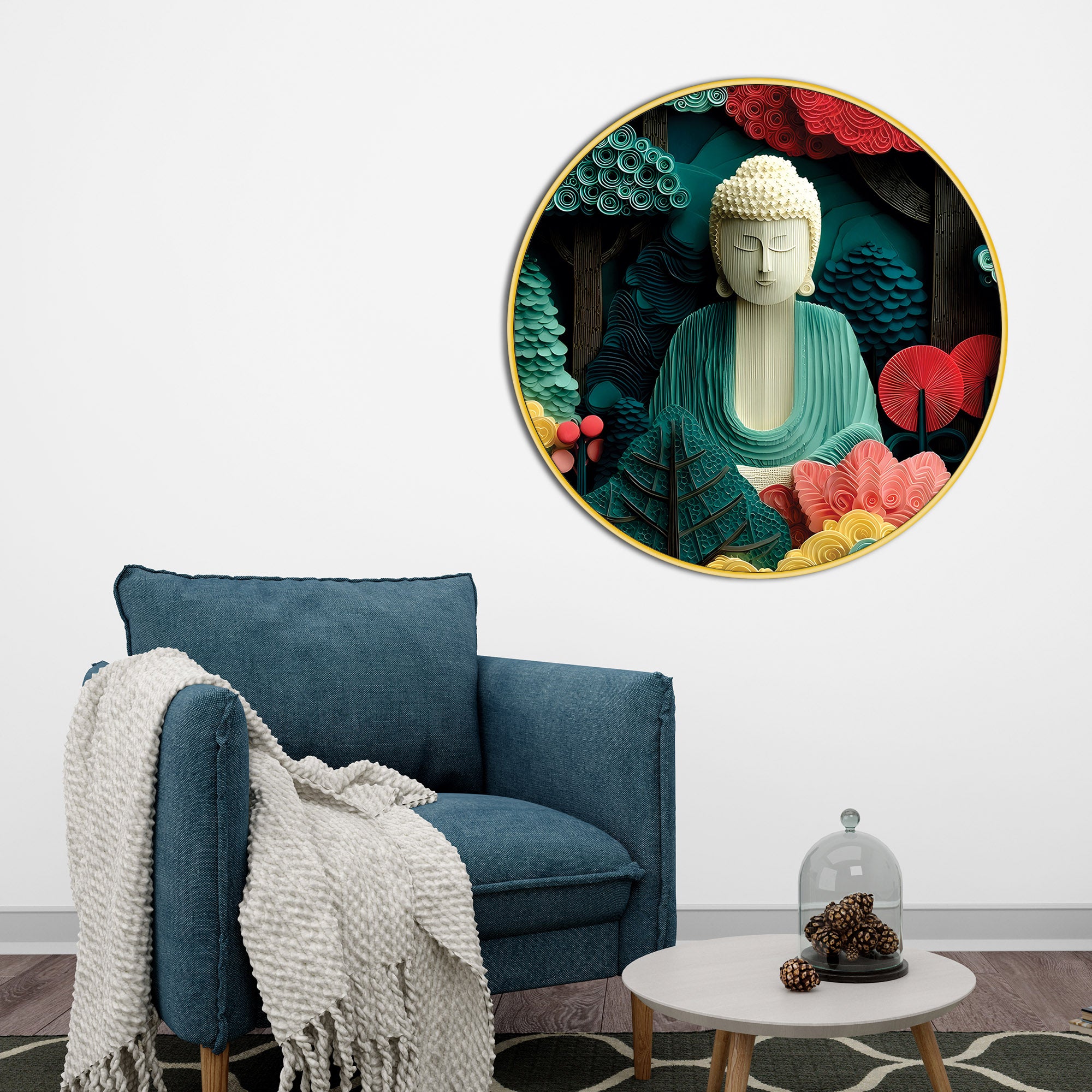 Beautiful Modern Buddha Wall Art Painting