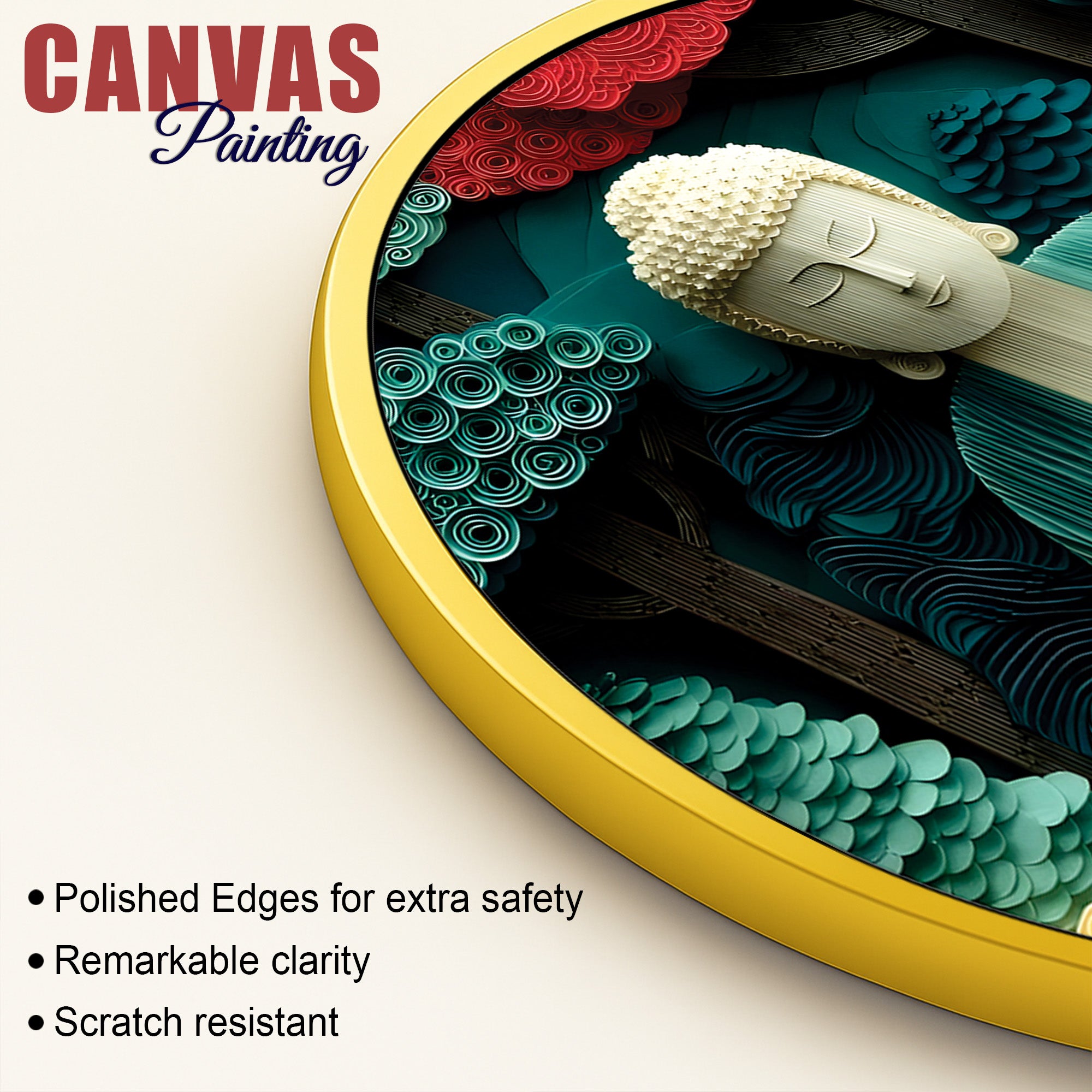 Beautiful Modern Buddha Wall Art Painting