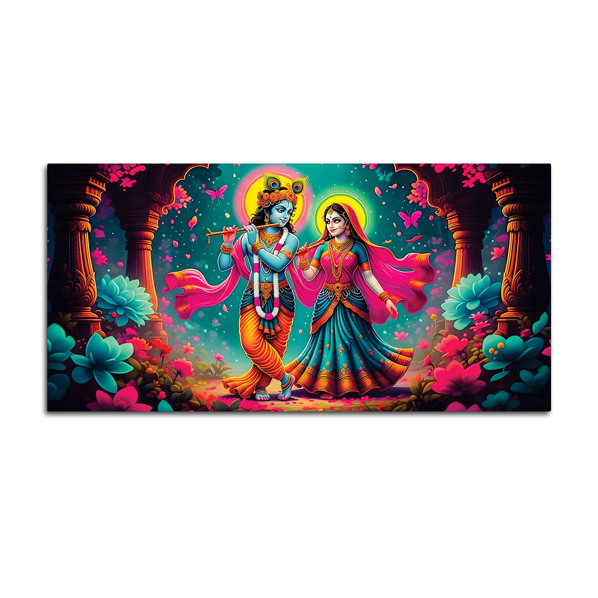 Beautiful Radha Krishna Painting for Spiritual Home Décor