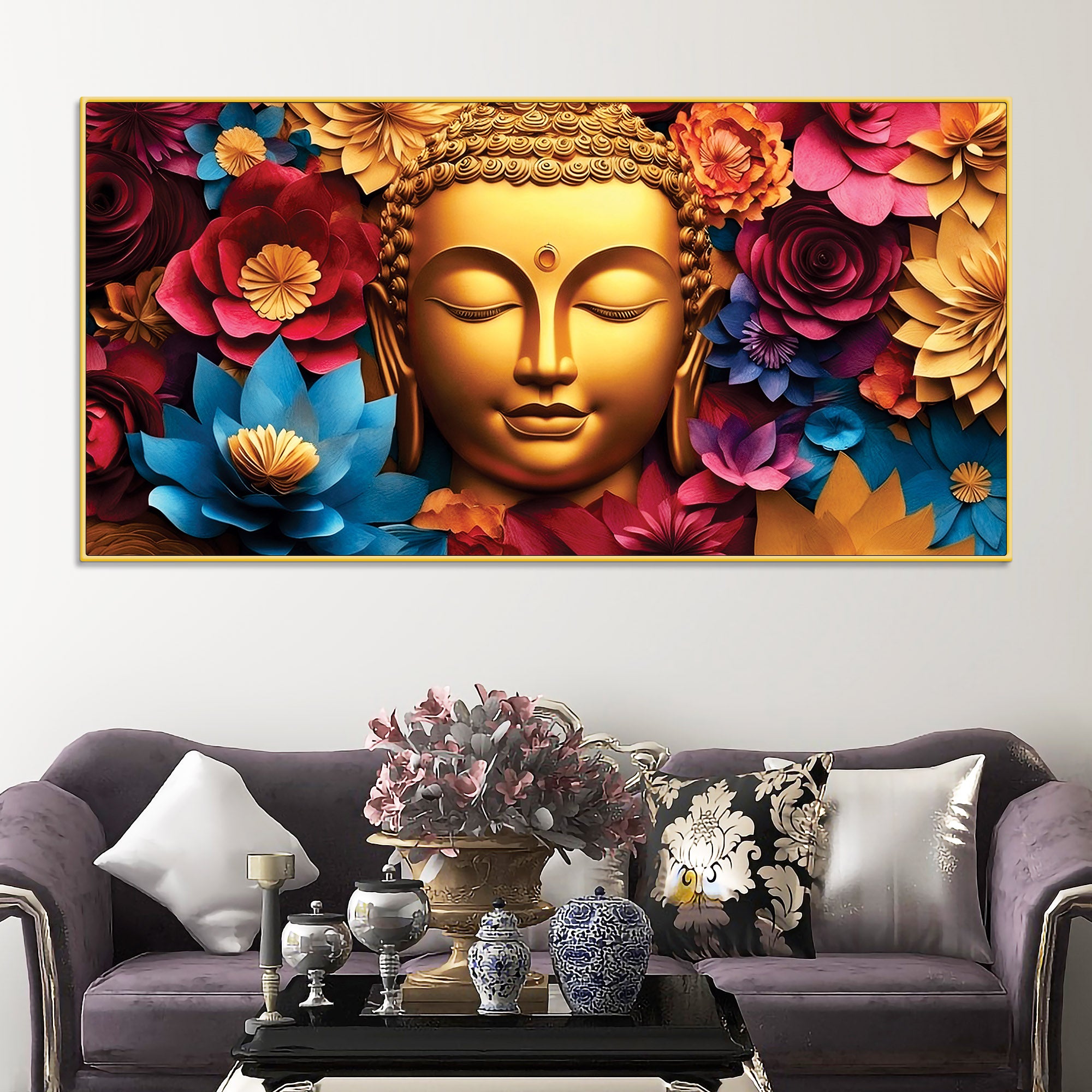 Buddha Aesthetic Painting for Living Room