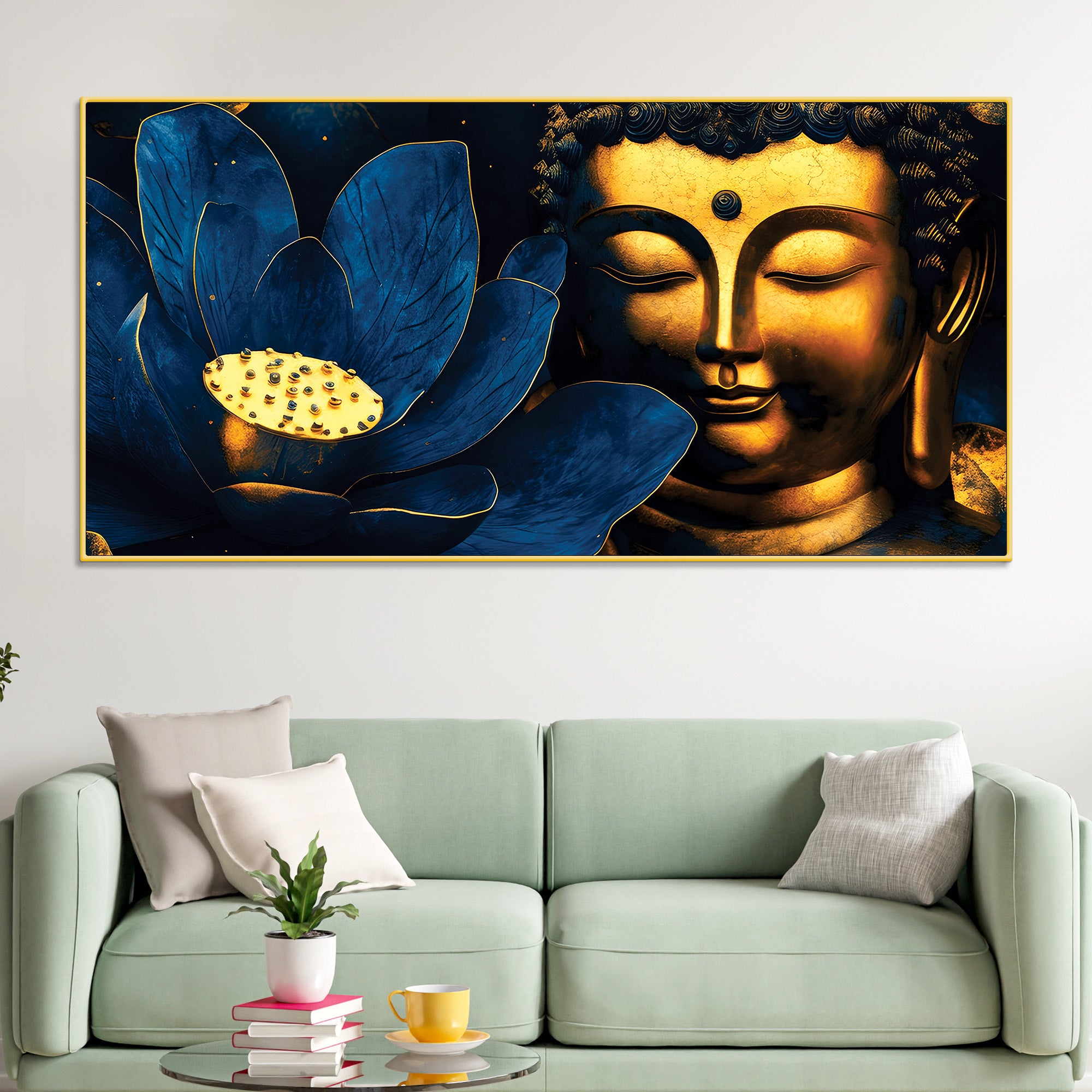 Buddha Balance Painting for Wall Art Decor