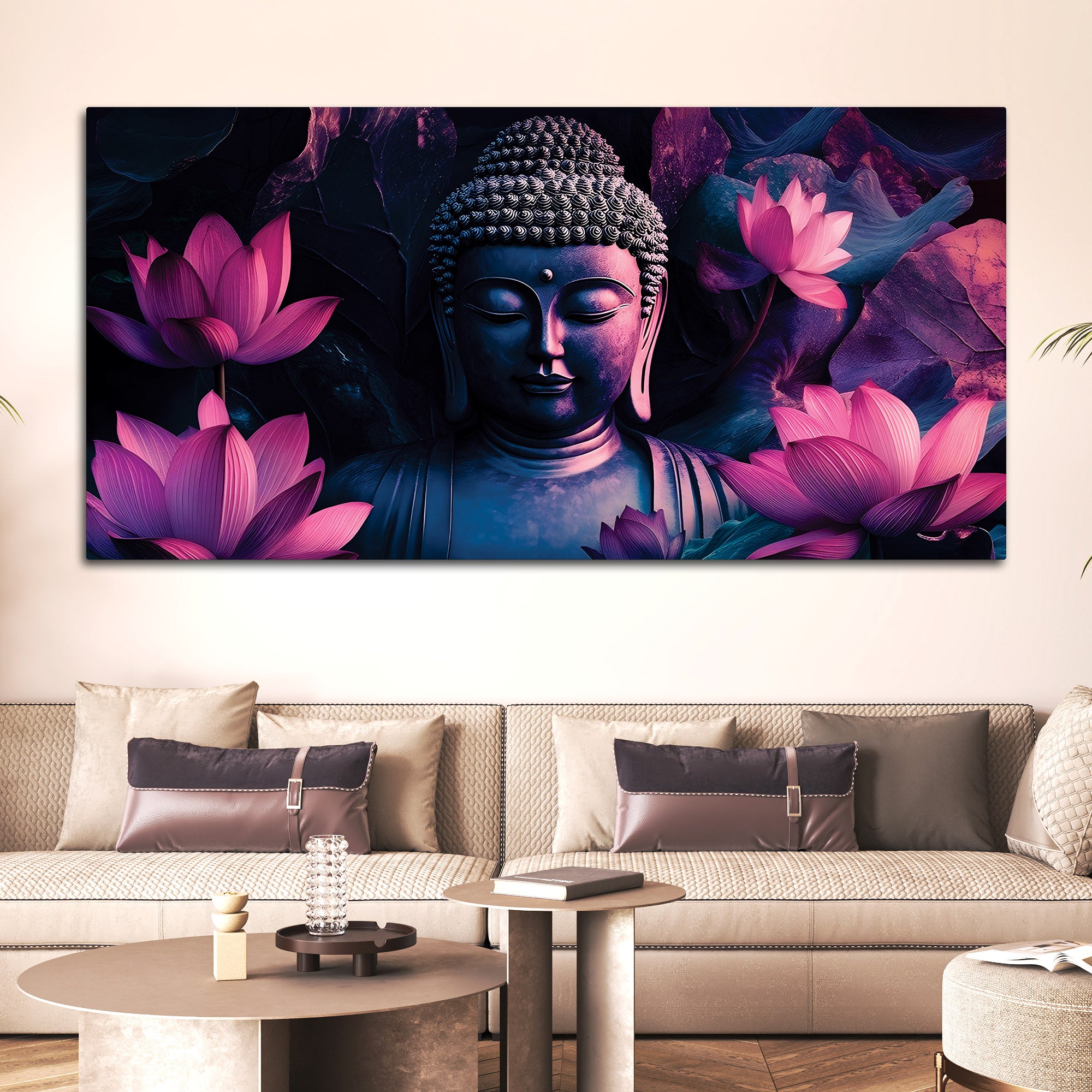 Buddha Blessing Painting for Home Positivity