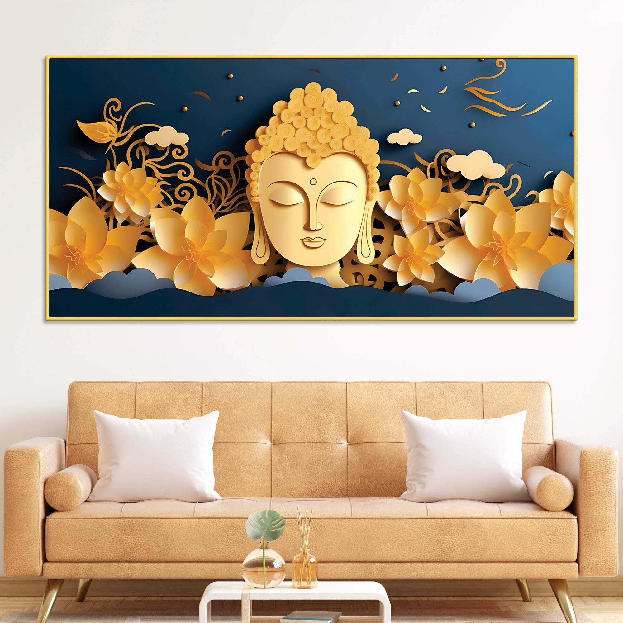 Buddha Calm Presence Painting for Decor