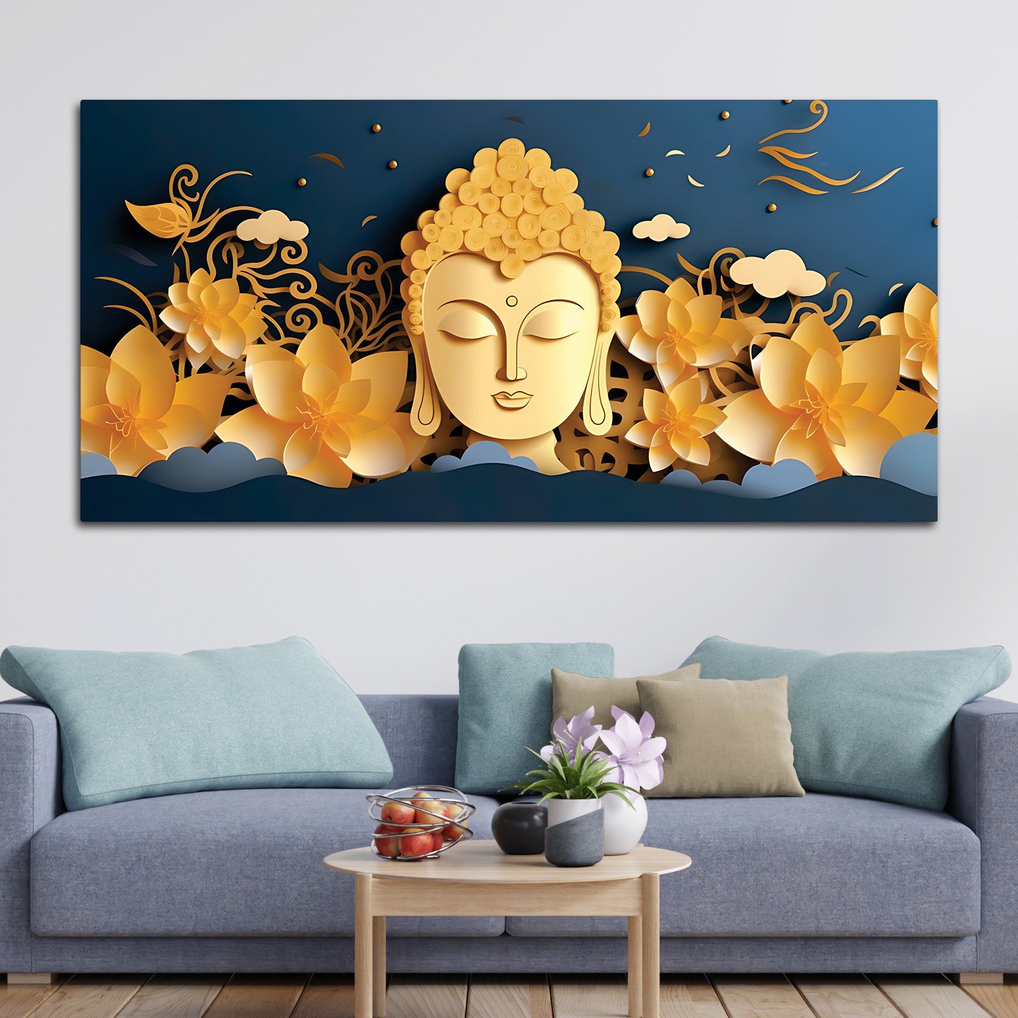 Buddha Calm Presence Painting for Decor
