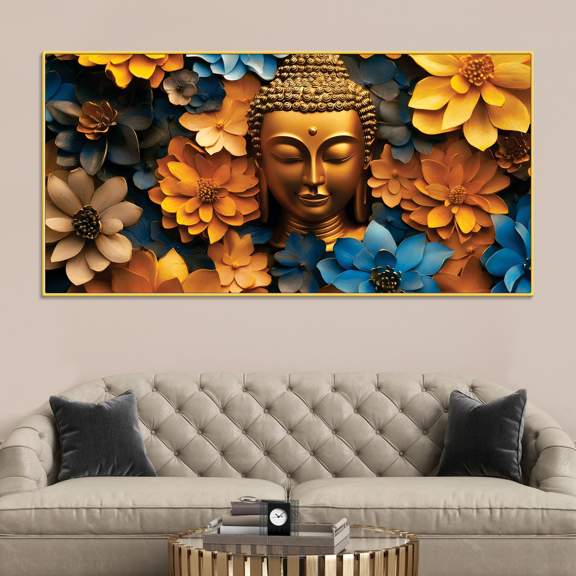 Buddha Calm Soul Painting for Living Room