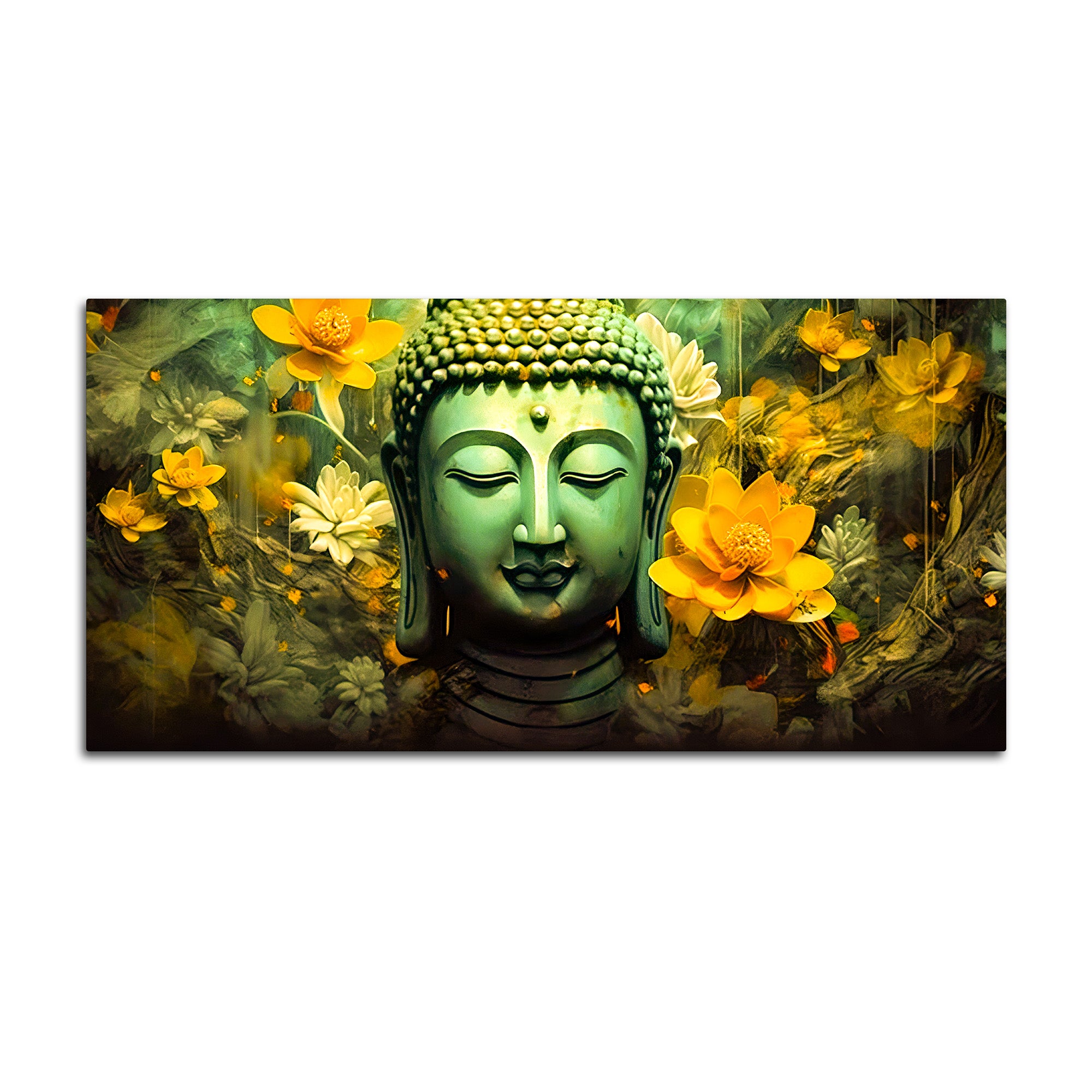 Buddha Calm Wall Art Painting for Spiritual Décor