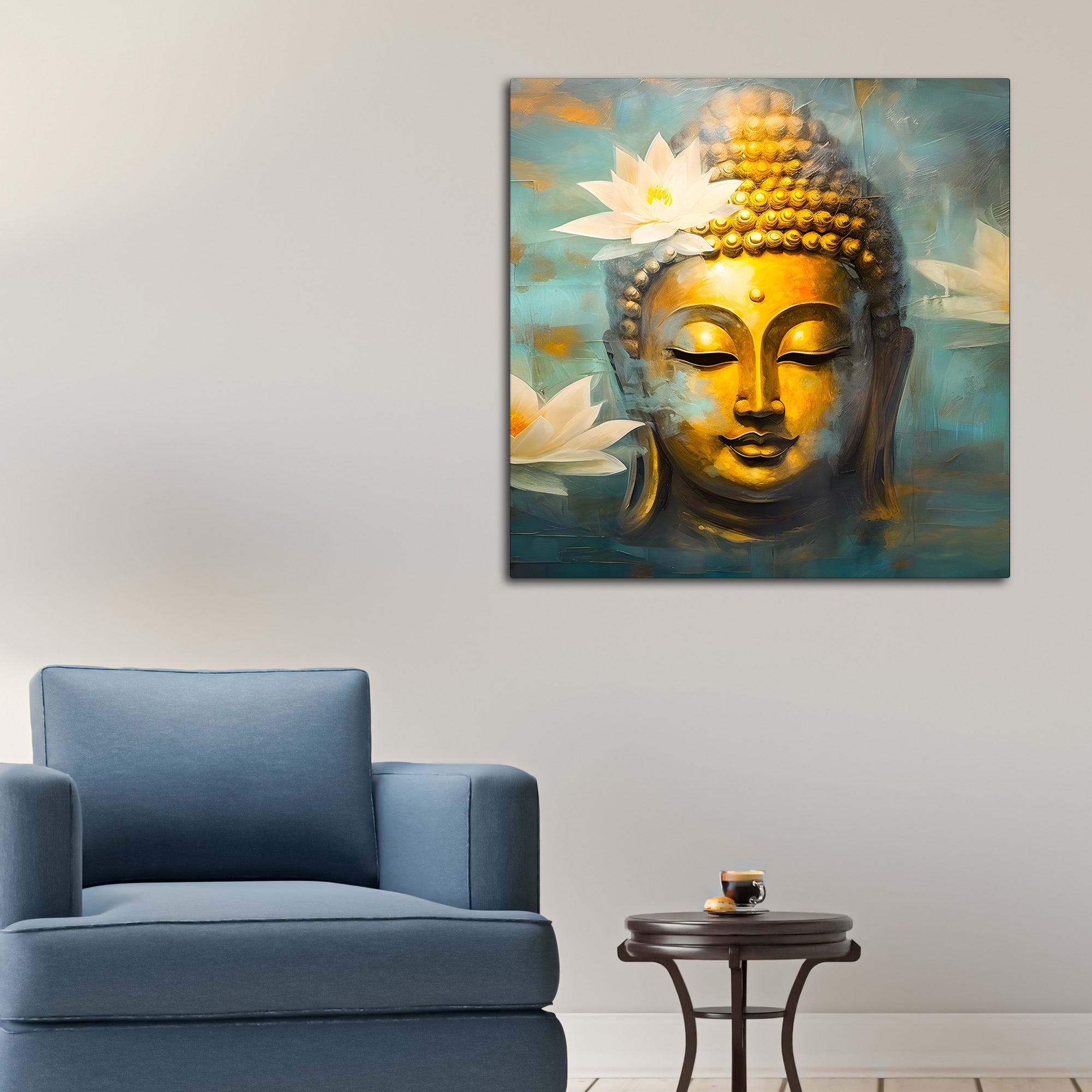 Buddha Canvas Art for Spiritual Home Decoration